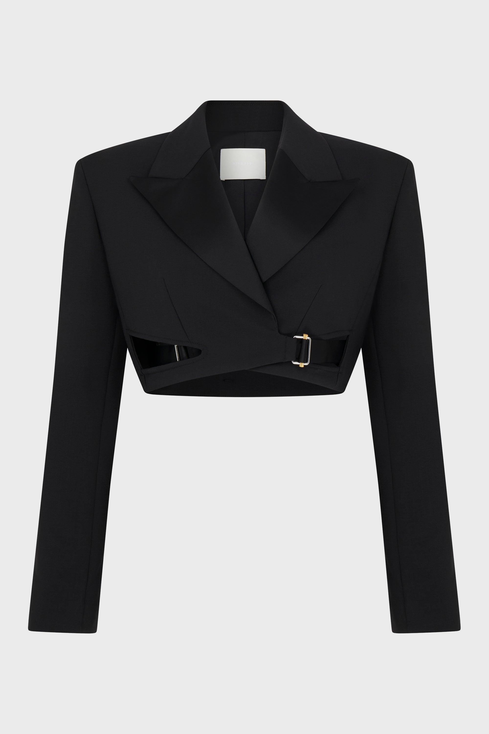 INTERLOCK TUXEDO BLAZER