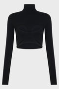 MOBIUS LOOP LS TOP BLACK