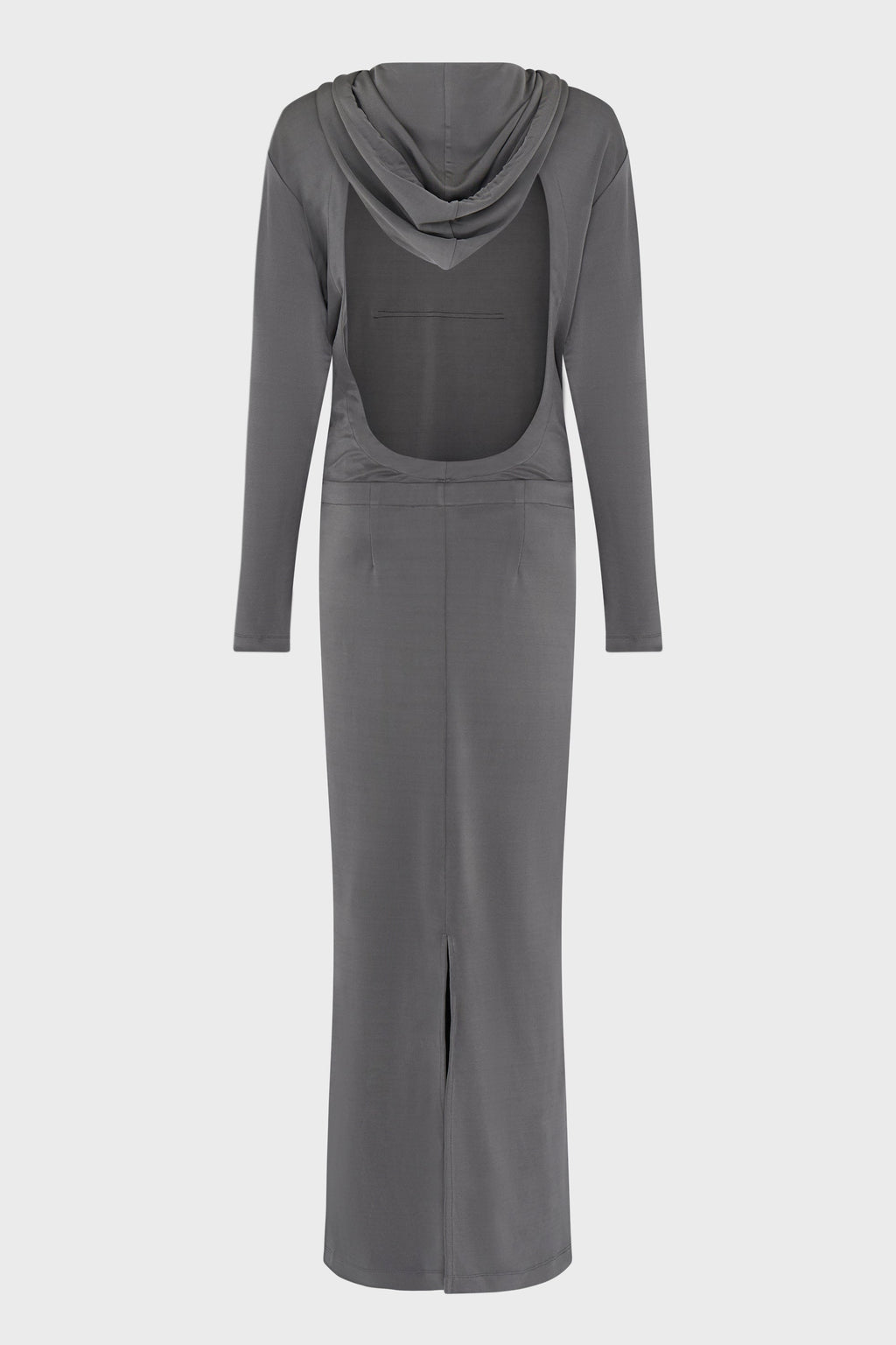 GATHERED HOODIE DRESS