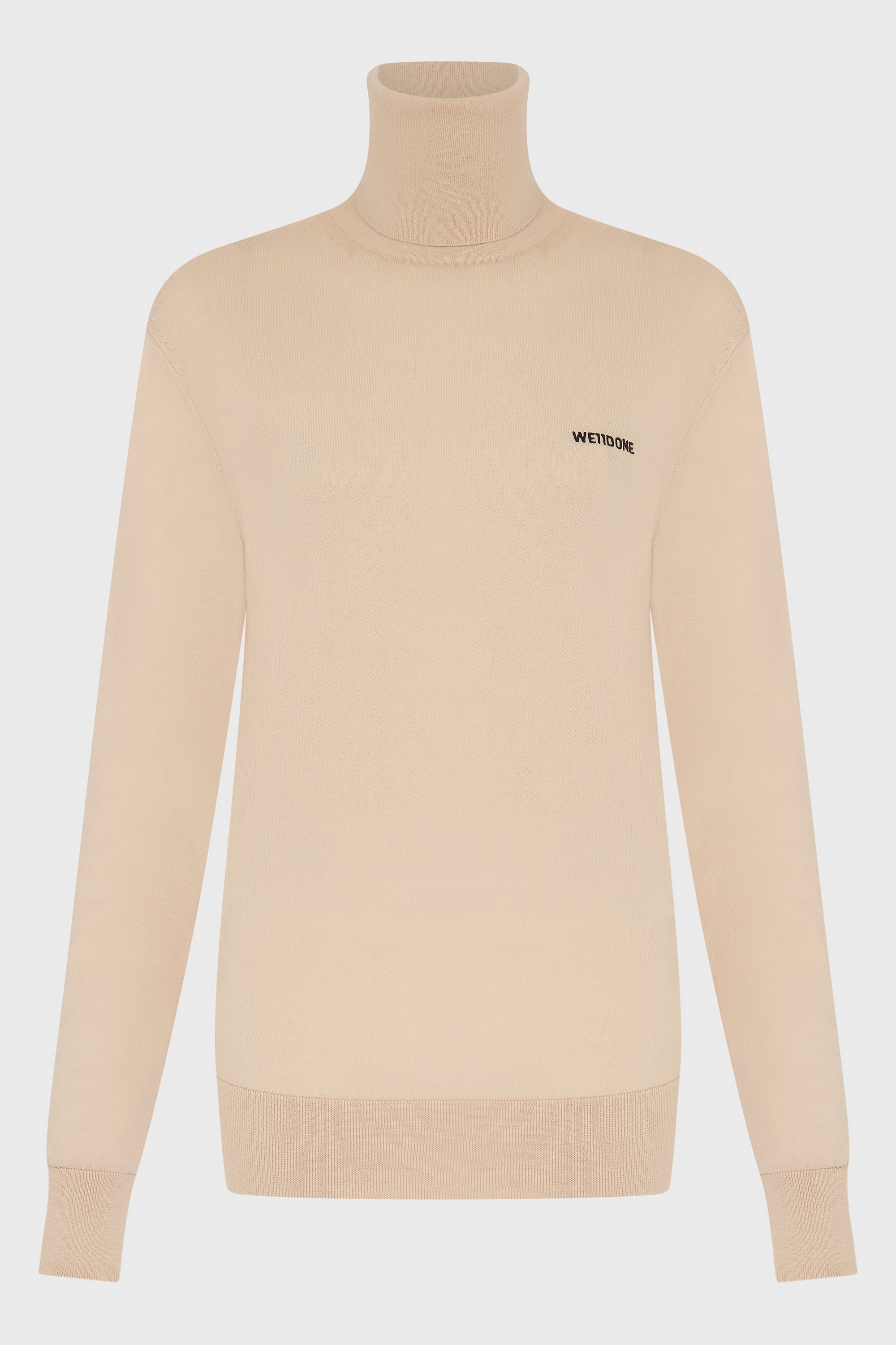 BEIGE EXTRA FINE TURTLENECK SWEATER