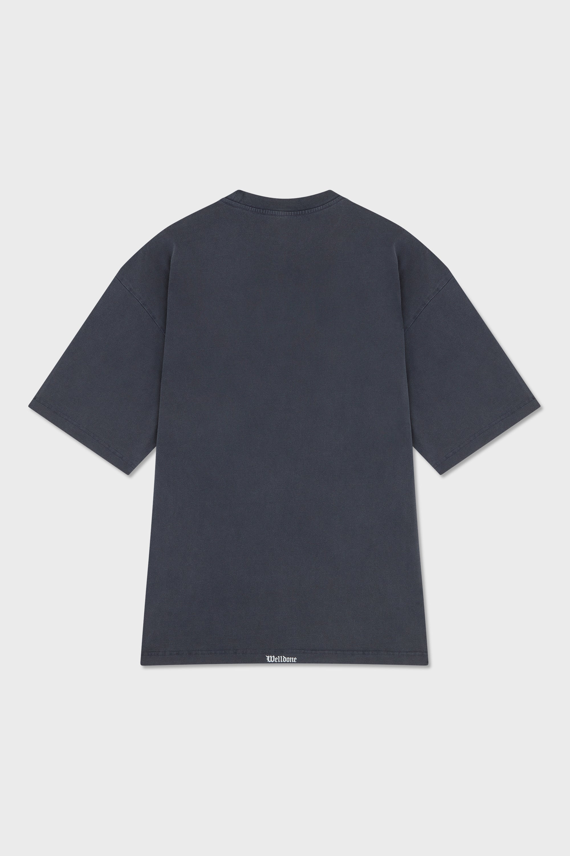 NAVY VINTAGE MONSTER PRINT T-SHIRT