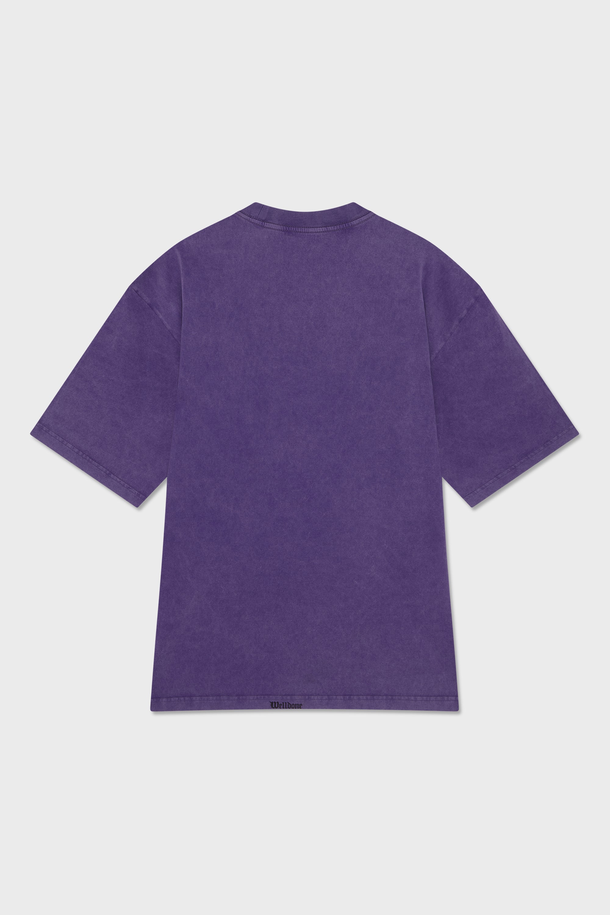 PURPLE VINTAGE HORROR PRINT TSHIRT