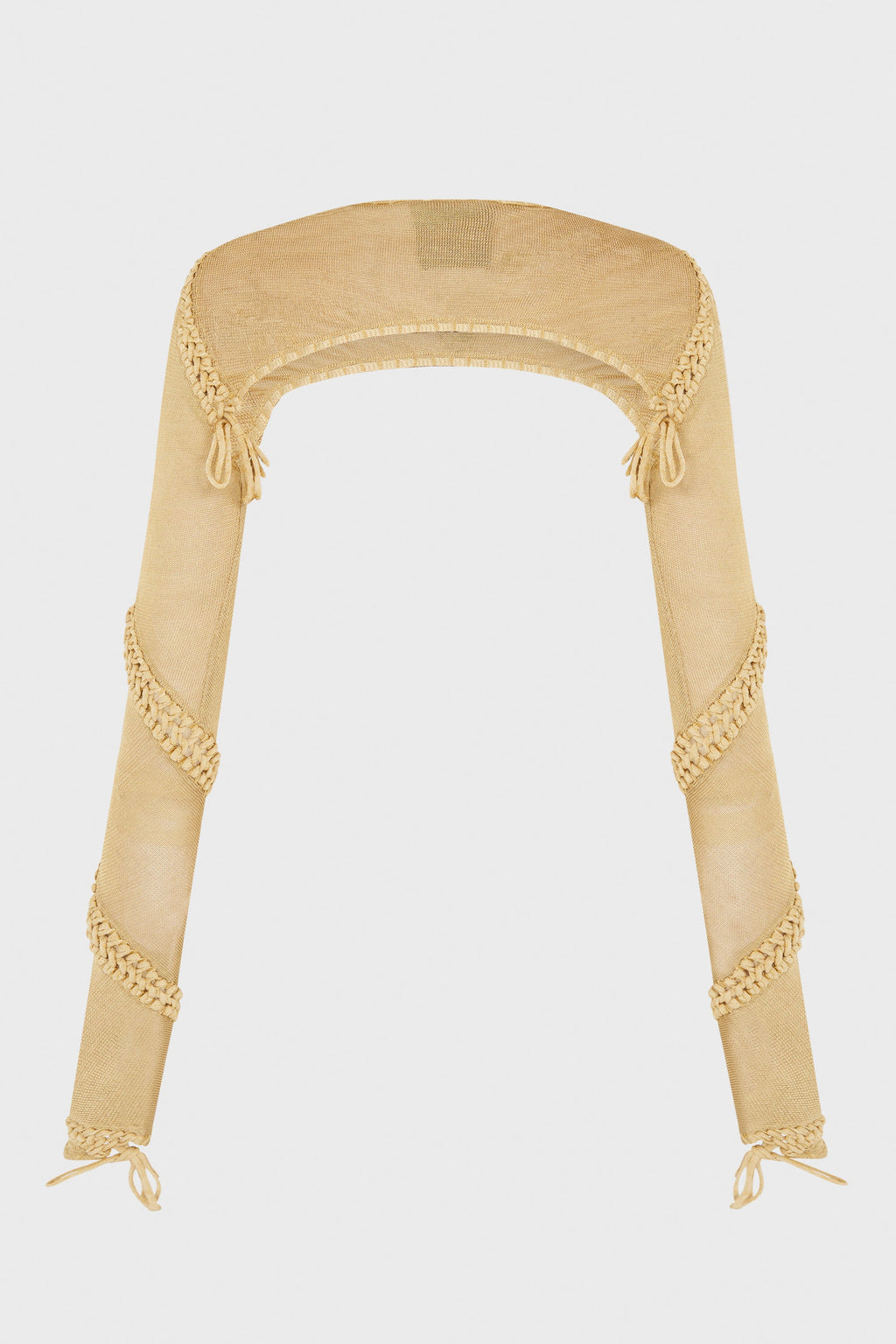 SPIRAL CREWNECK SLEEVES (REVERSIBLE) GOLD