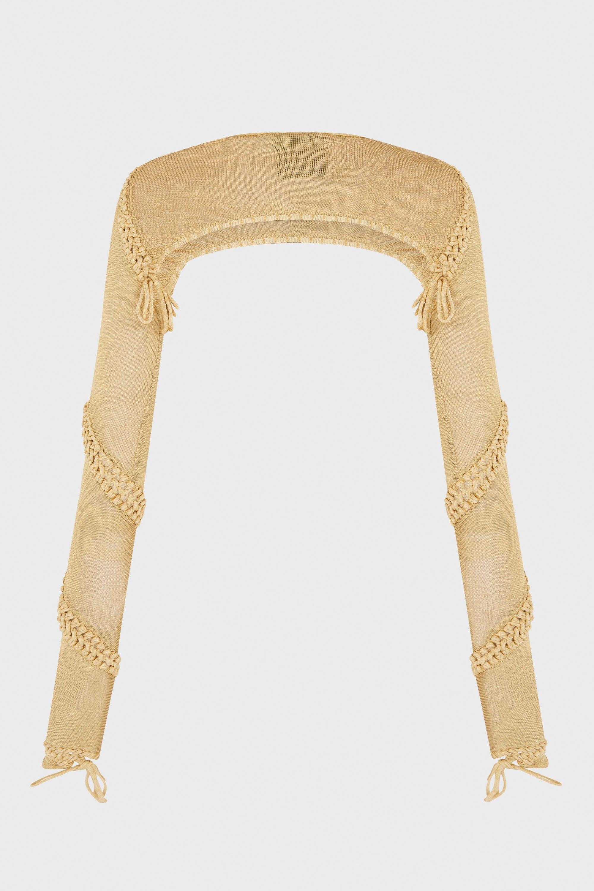 SPIRAL CREWNECK SLEEVES (REVERSIBLE) GOLD