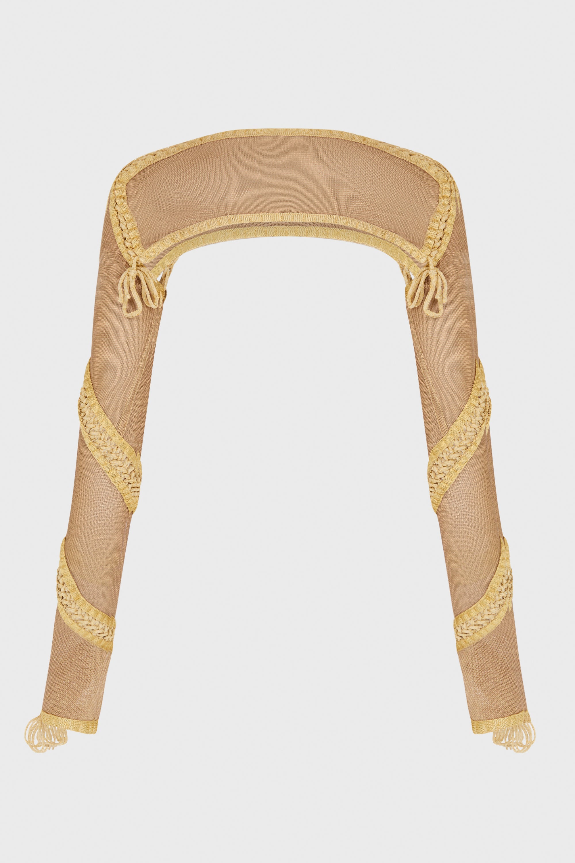 SPIRAL CREWNECK SLEEVES (REVERSIBLE) GOLD