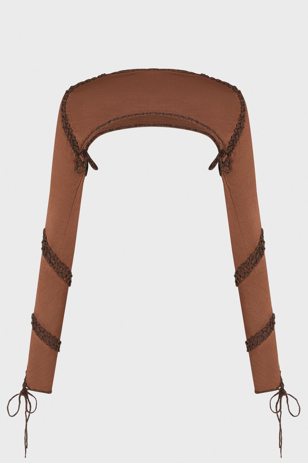 SPIRAL CREWNECK SLEEVES (REVERSIBLE) BARK