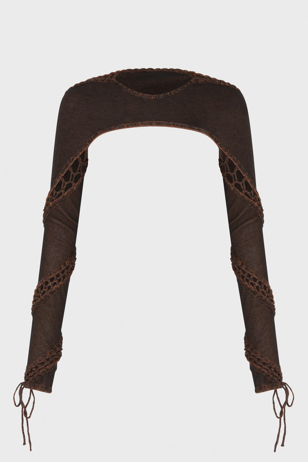SPIRAL CREWNECK SLEEVES (REVERSIBLE) BARK