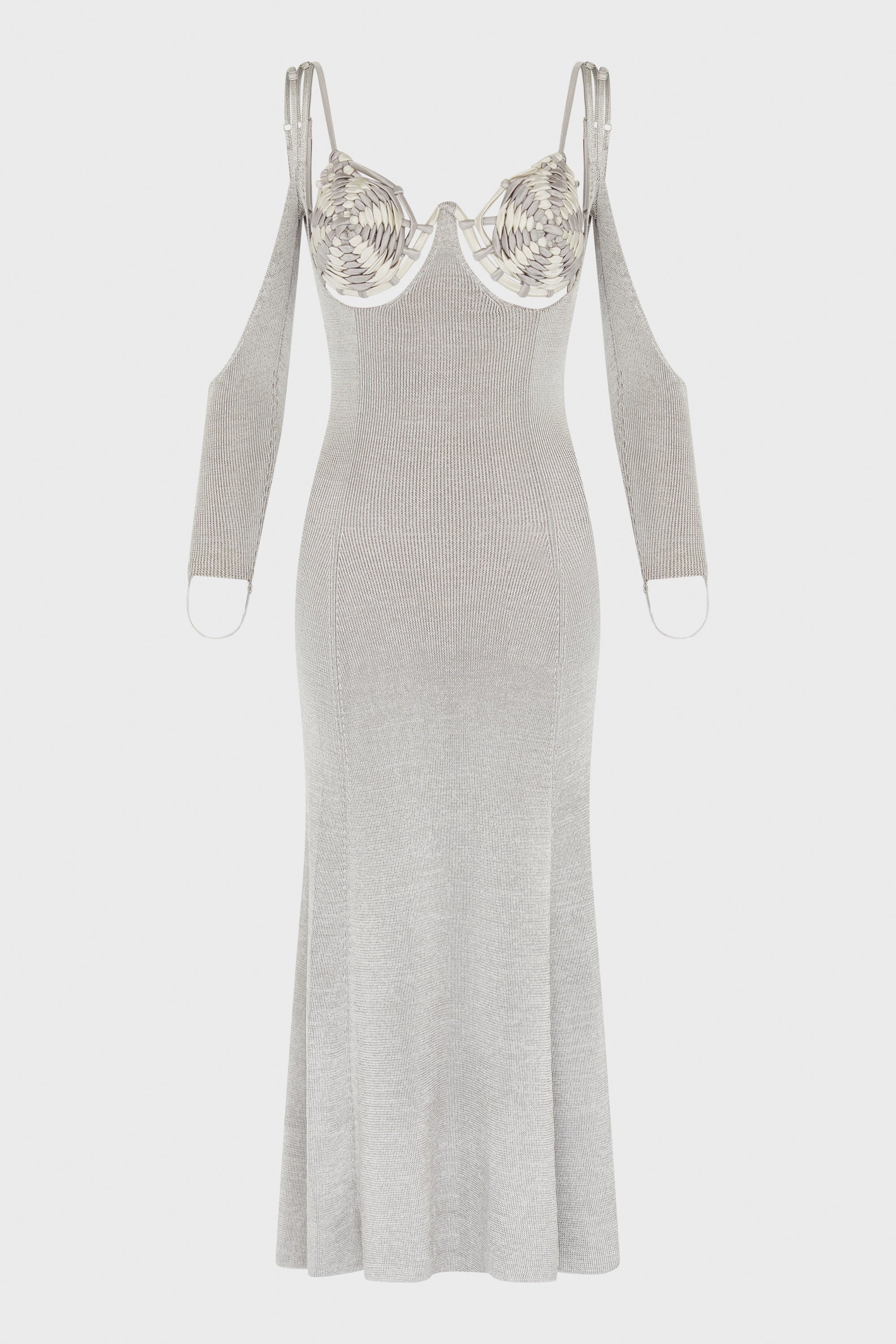 SPIRALWEAVE DRESS SLATE SILVER