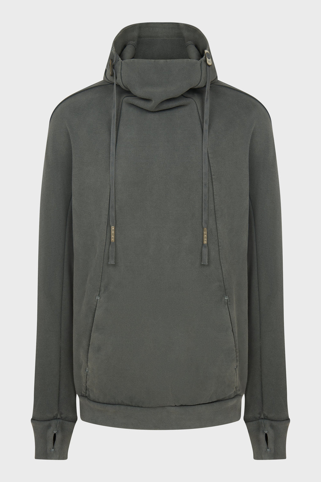 HOODY2 F092 ALGA NATURAL OBJECT DYED