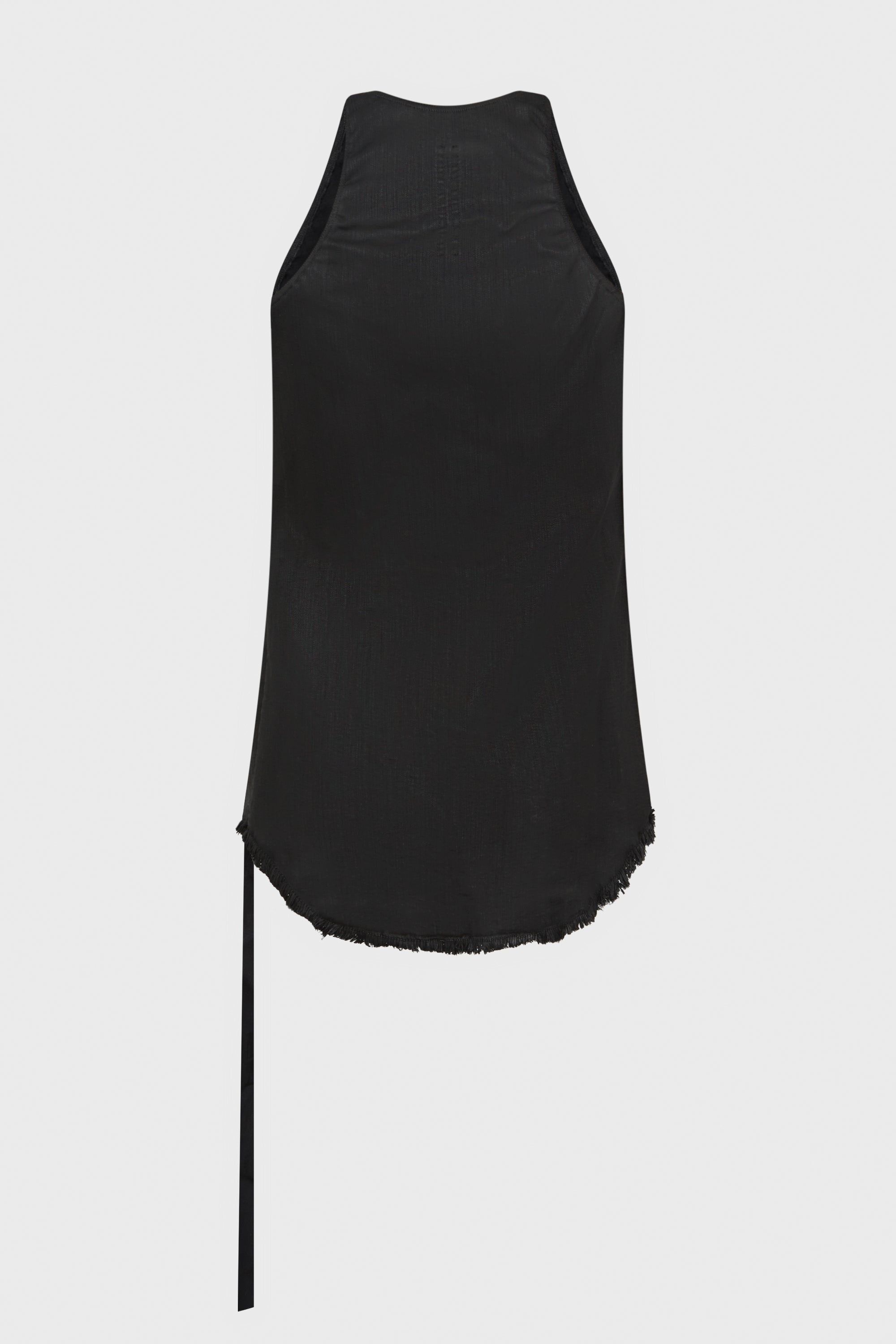 DENIM TANK BLACK WAX