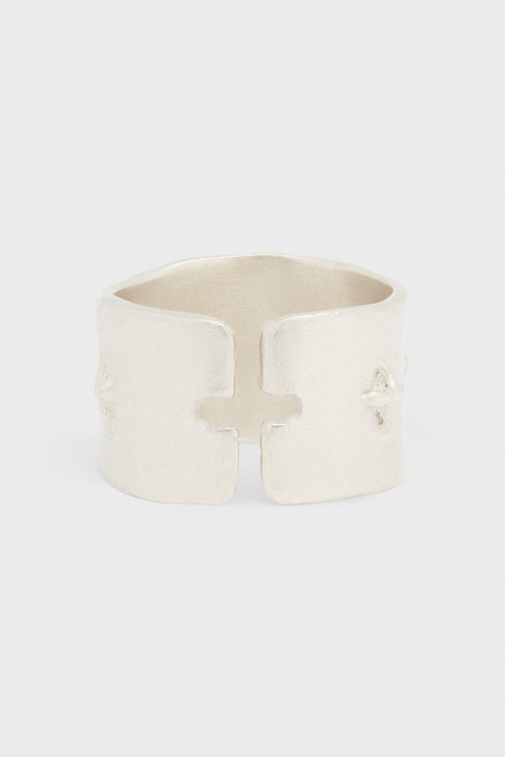 M.A+ - THICK SILVER STITCHED MULTIPLE CROSS RING – LABSTORE WORLD
