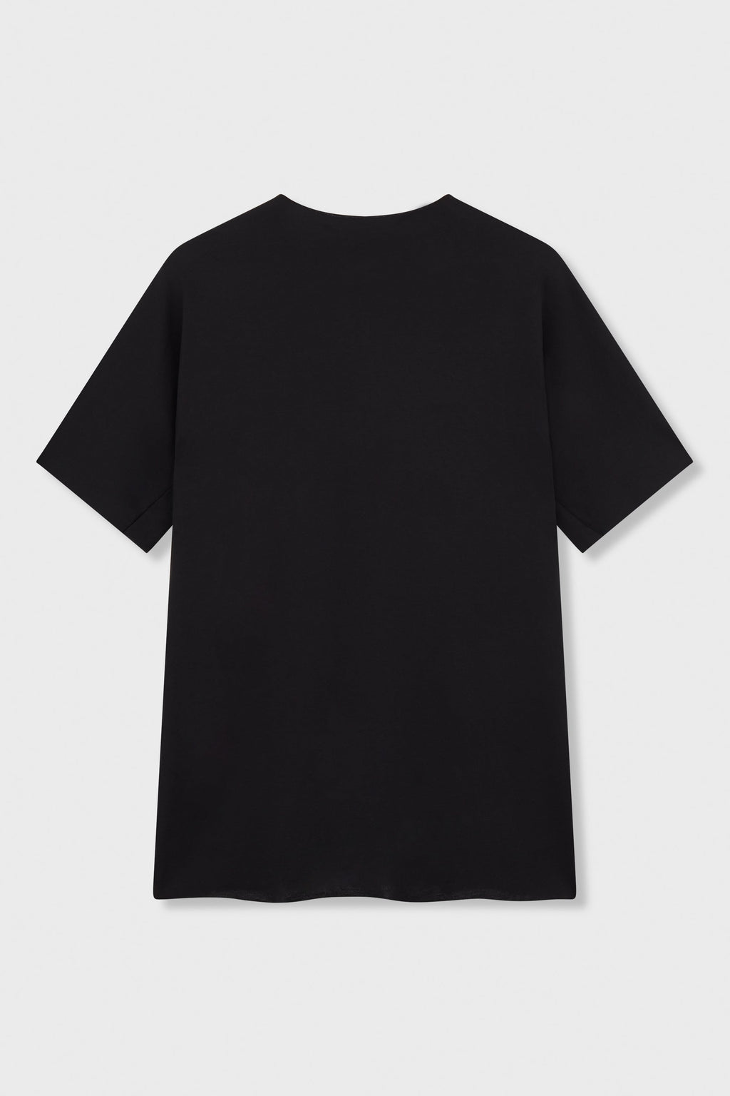 ONE PIECE SHORT SLEEVE T-SHIRT BLACK