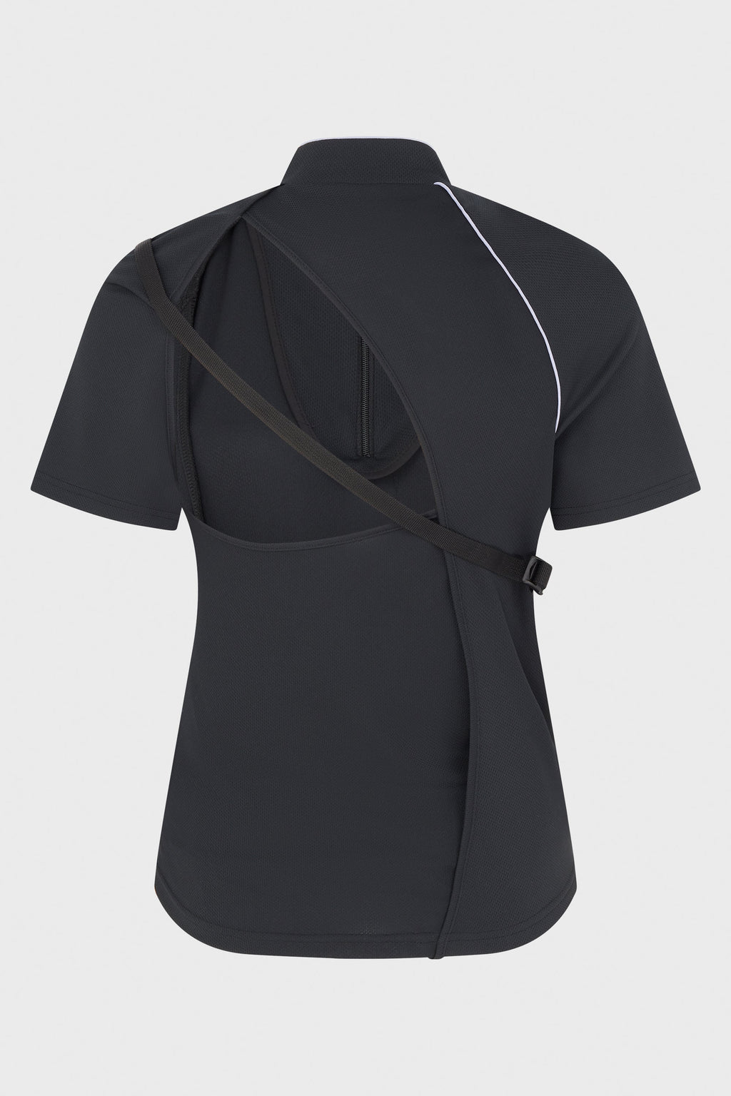 TWISTED TRACK TOP BLACK