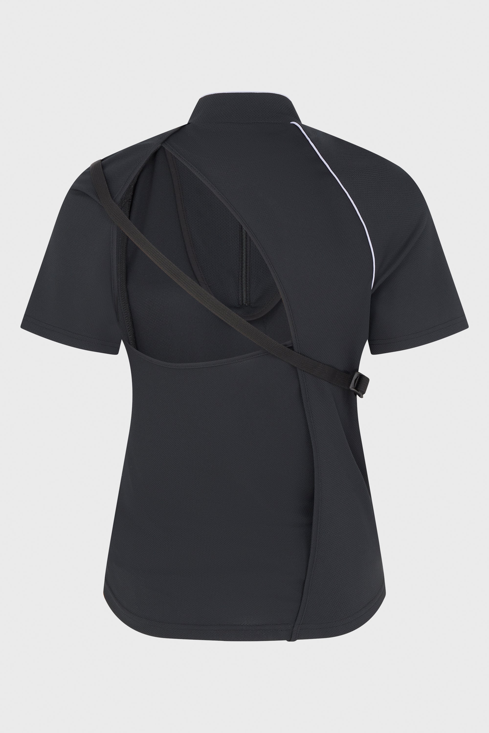 TWISTED TRACK TOP BLACK