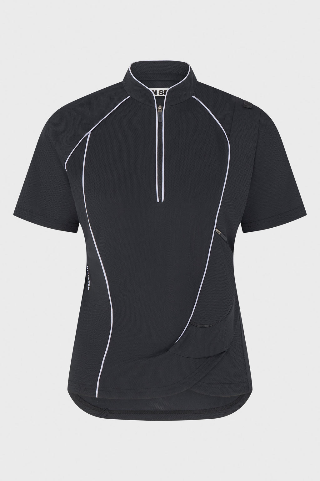 TWISTED TRACK TOP BLACK