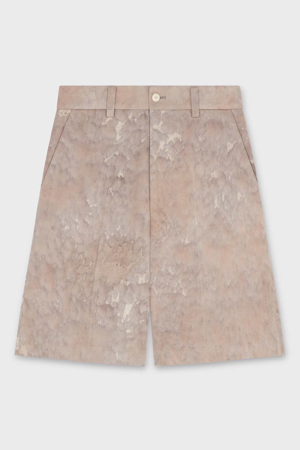 LIGHT GREY BUNDLE DYEING SHORTS