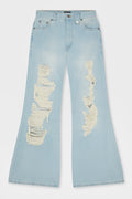 ATOMIC DENIM DESTROYED WASHED DENIM