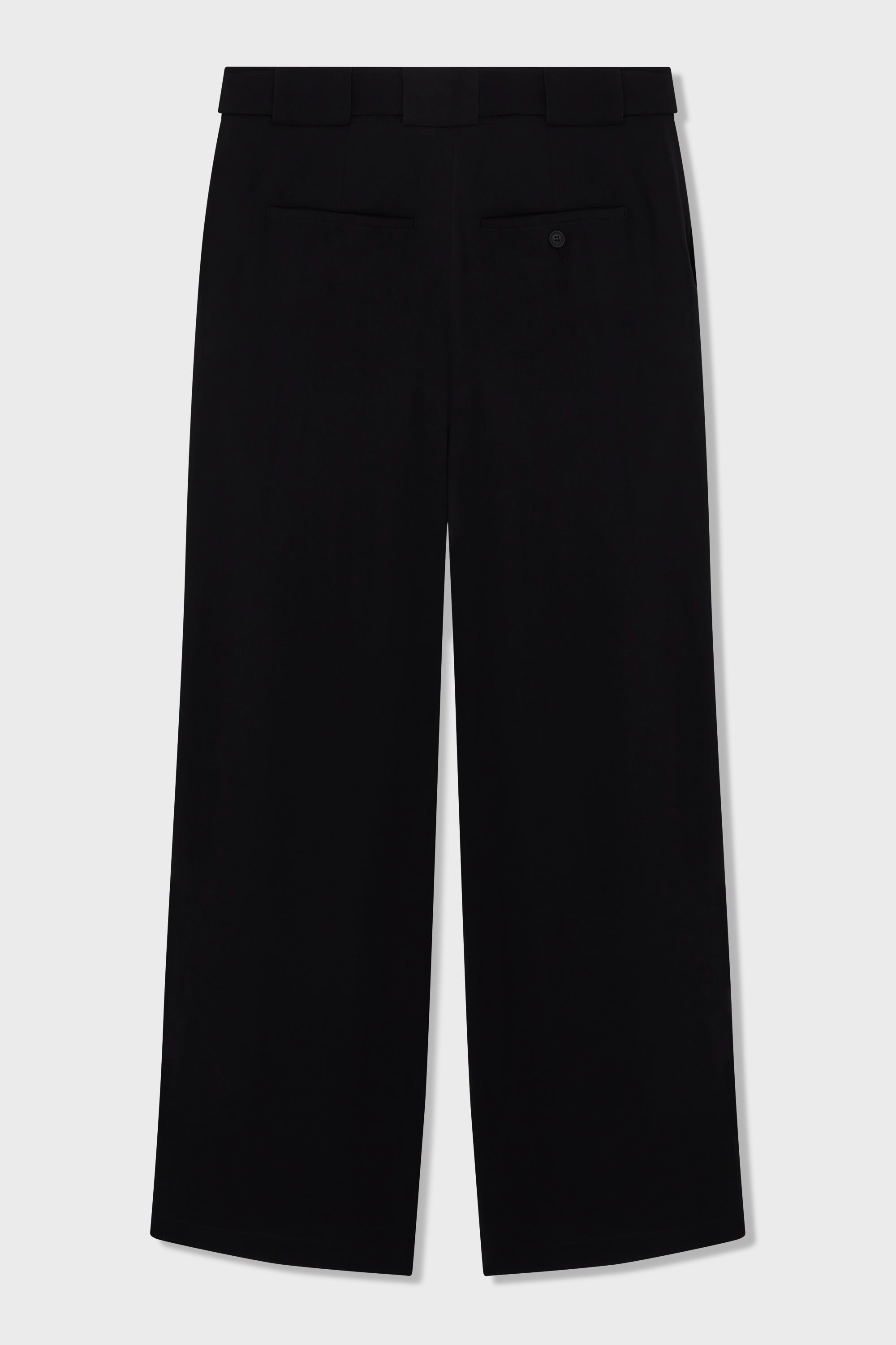 LARGE TROUSERS WITH BOX PLEATS AND BELT