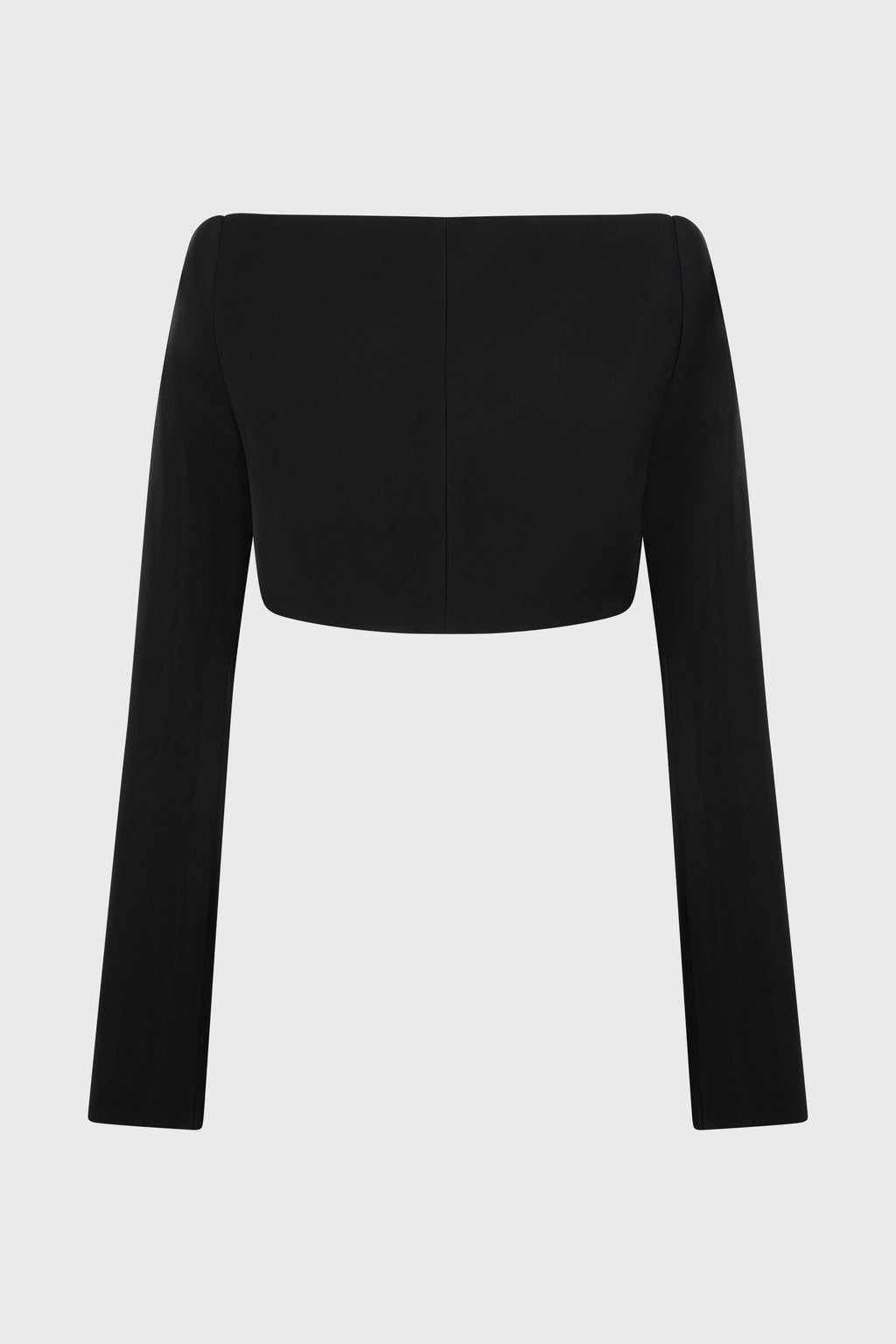 BACKLESS CROPPED JACKET