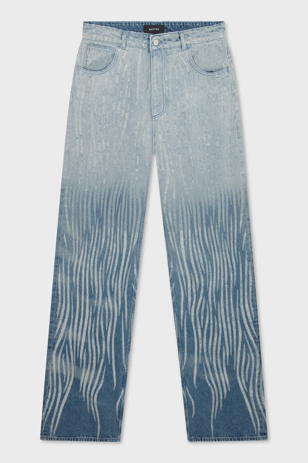 DENIM TROUSERS GRADIENT