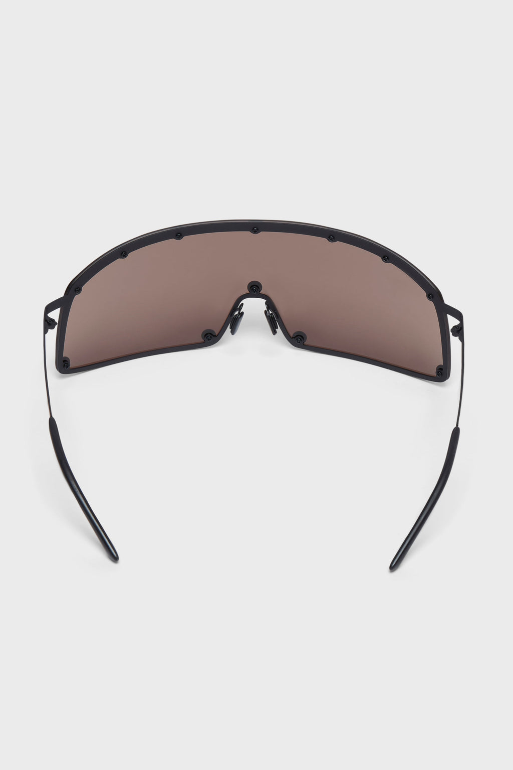 SUNGLASSES SHIELDING BLK TEMPLE/BROWN LENS