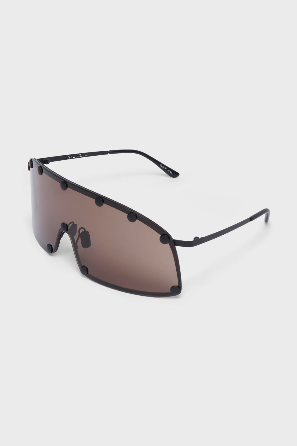 SUNGLASSES SHIELDING BLK TEMPLE/BROWN LENS
