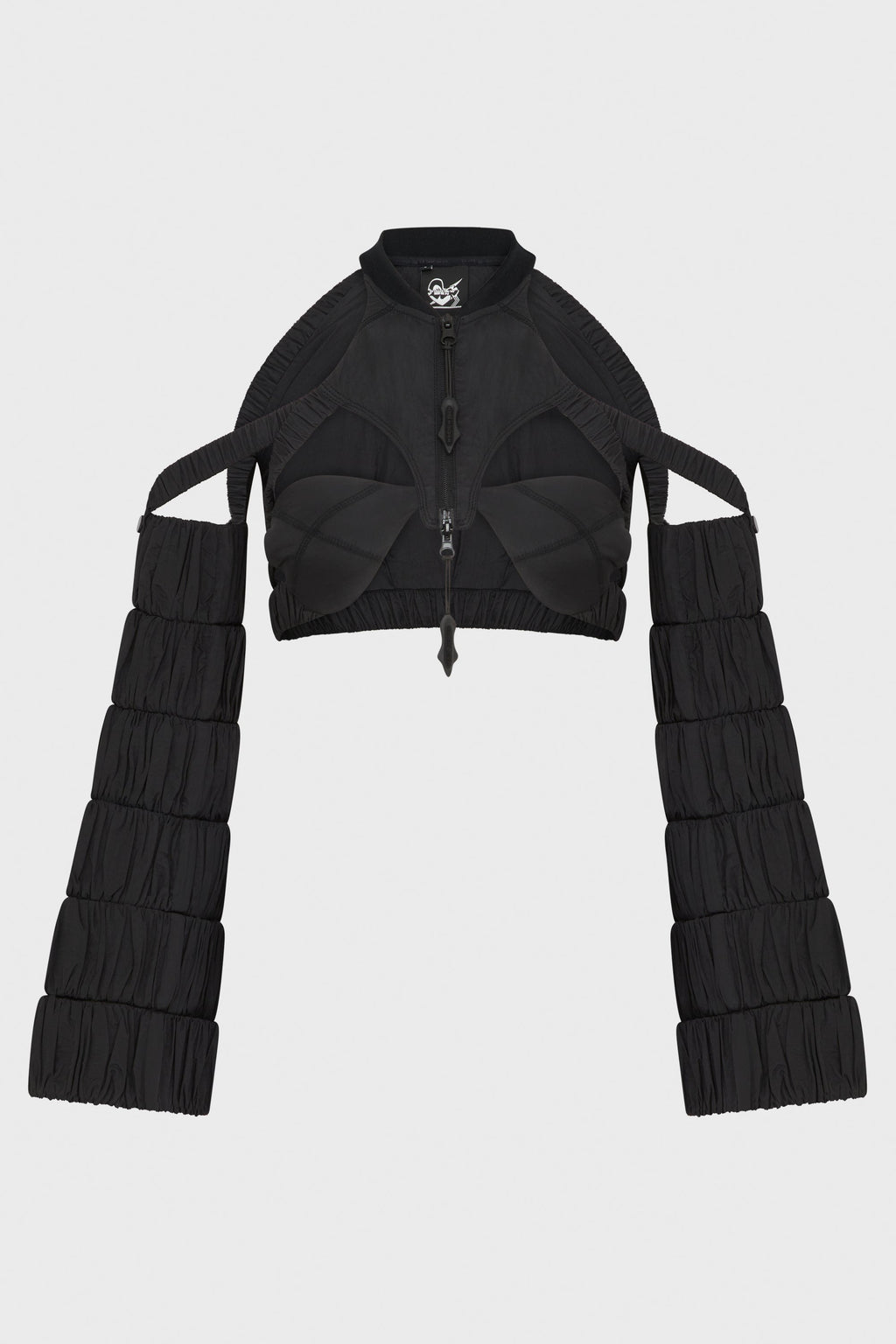 CROPPED CUT-OUT JACKET