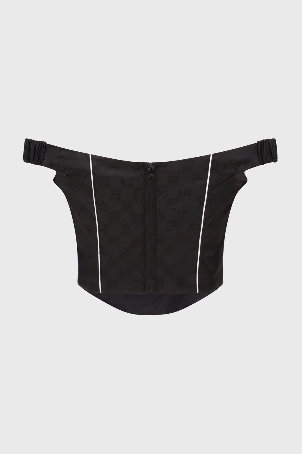 MONOGRAM NYLON CORSET TOP