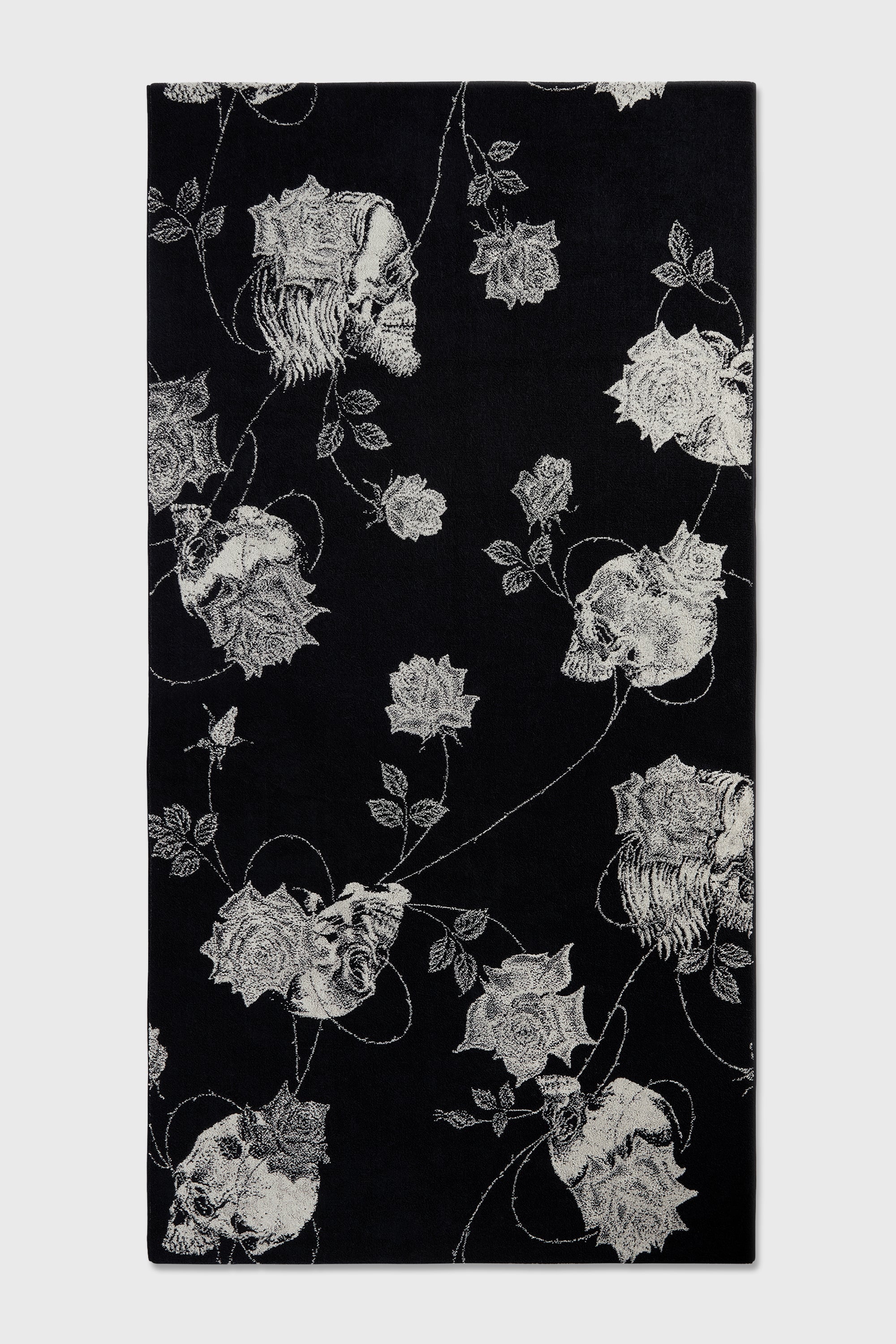 SKULL ROSE BATH TOWEL