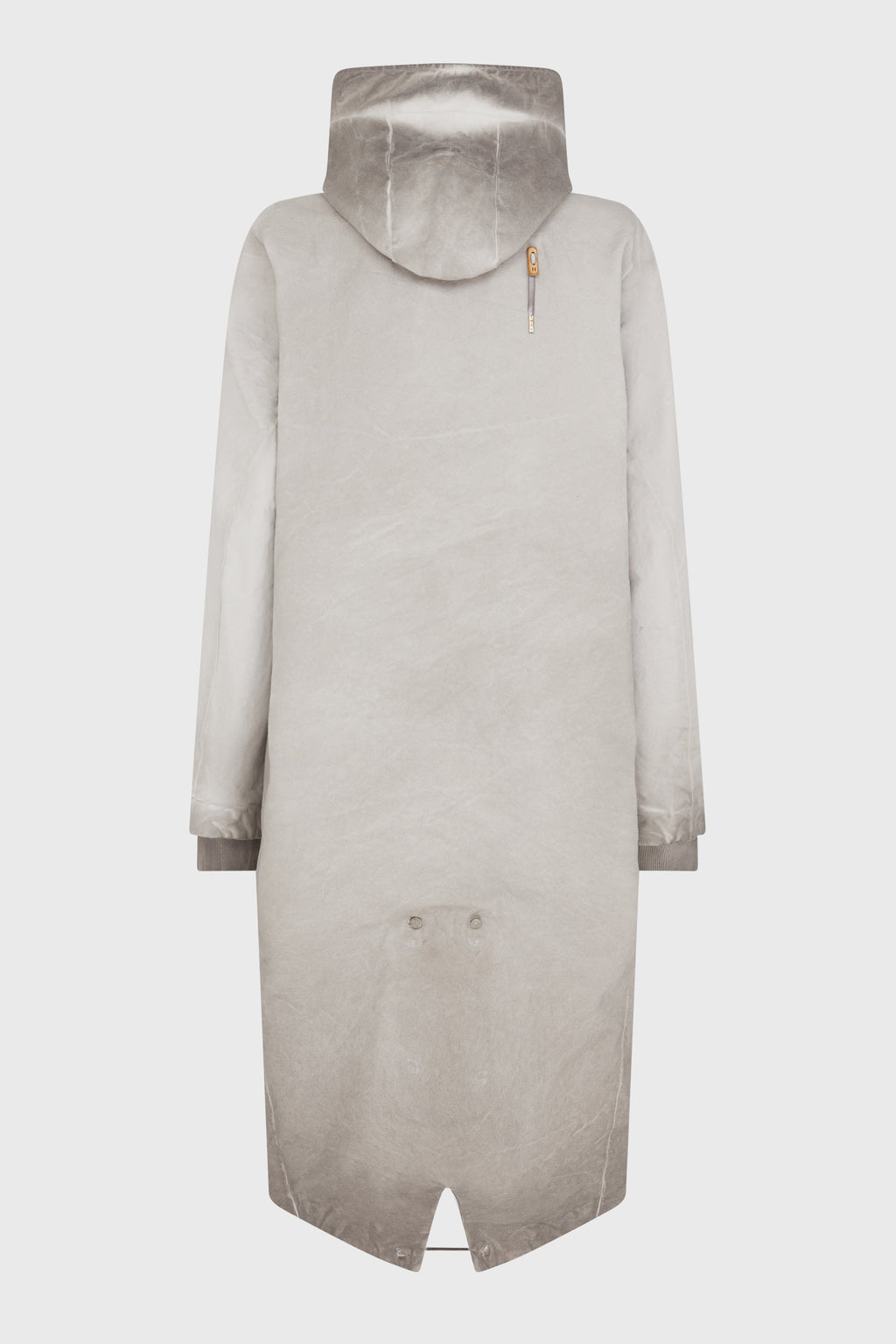 PARKA FISHTAIL 1.2 FADED LIGHT GREY RESIN DYED