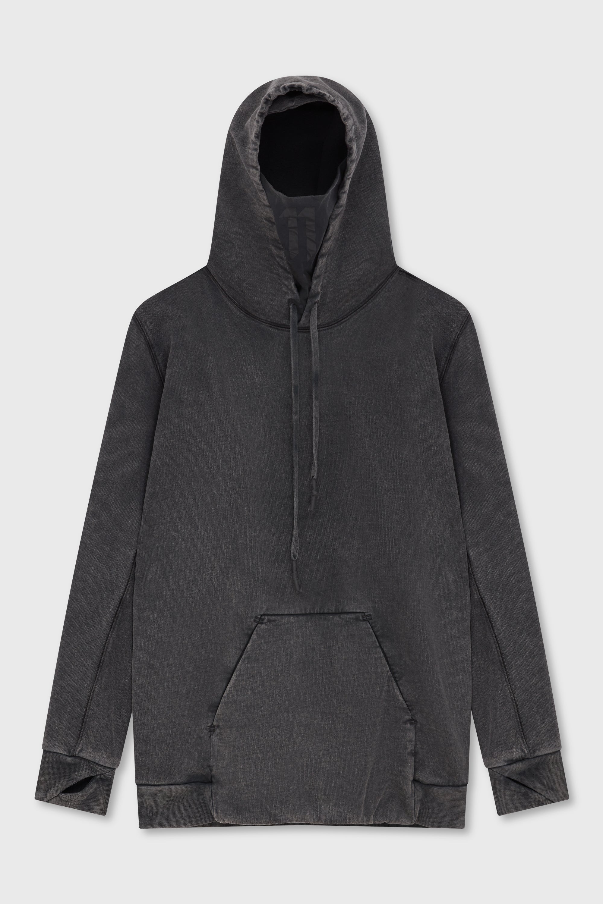 H1B HOODIE ACID GREY COATED