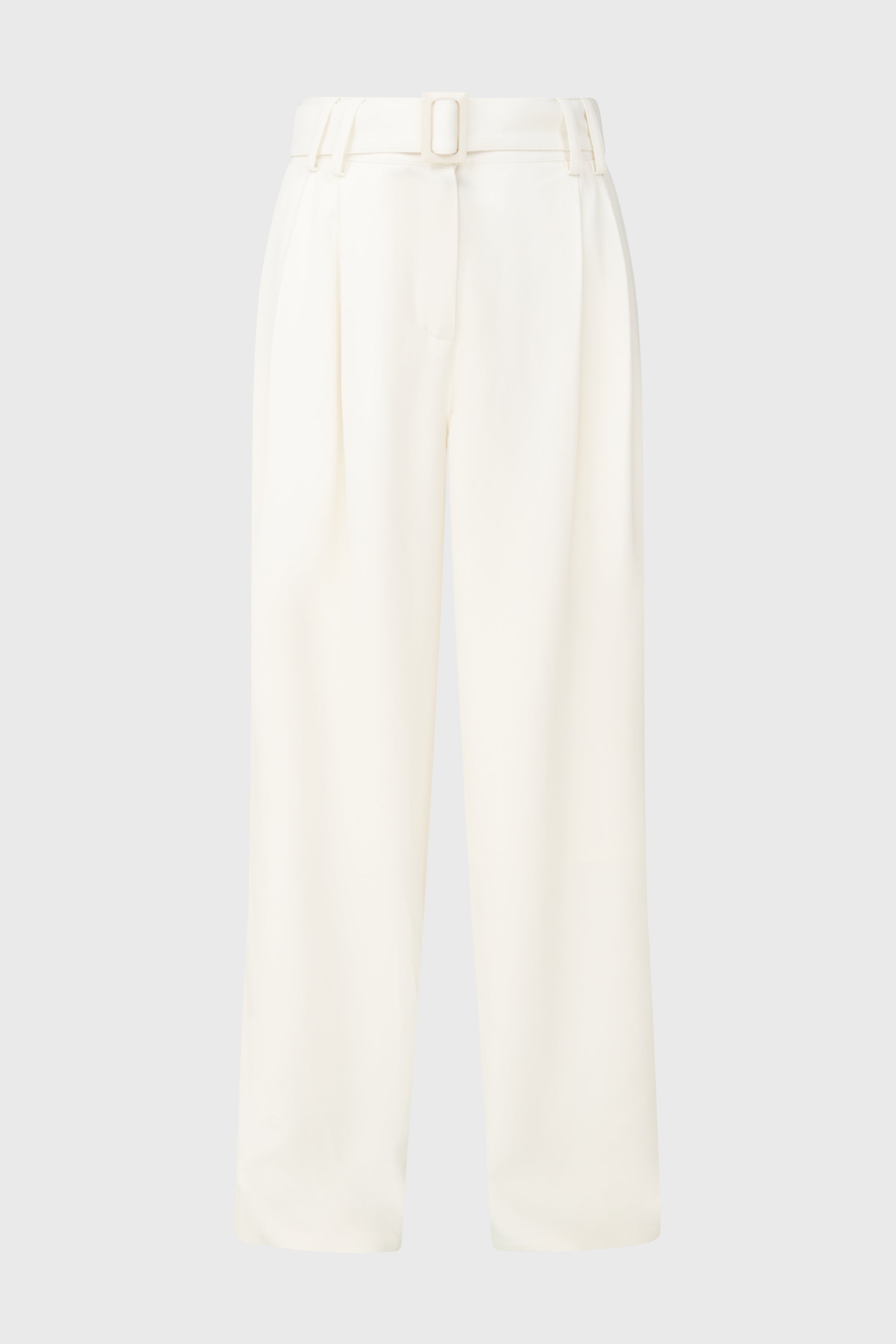 LARGE TROUSERS WITH PLEATS BONE
