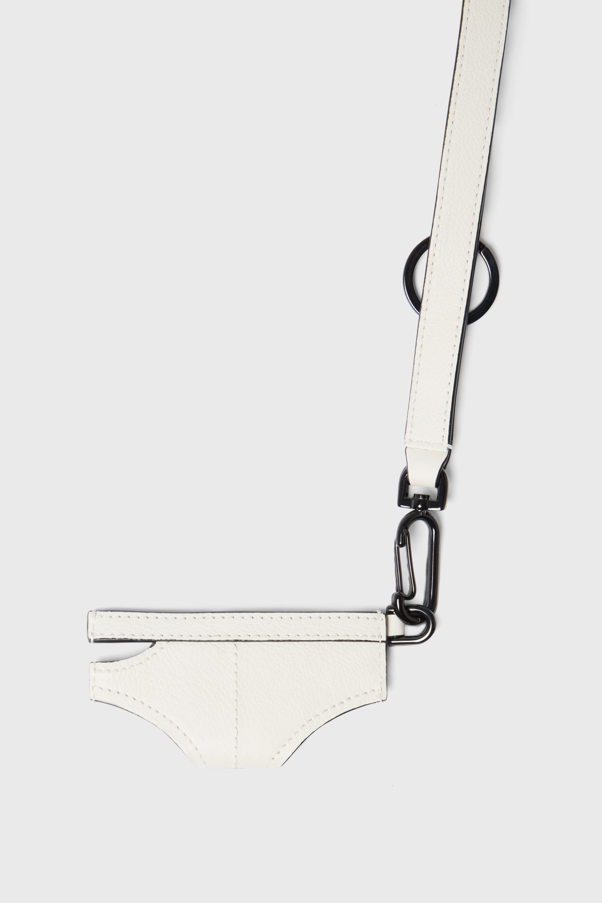 CARD HOLDER NECKLACE PEARL WHITE