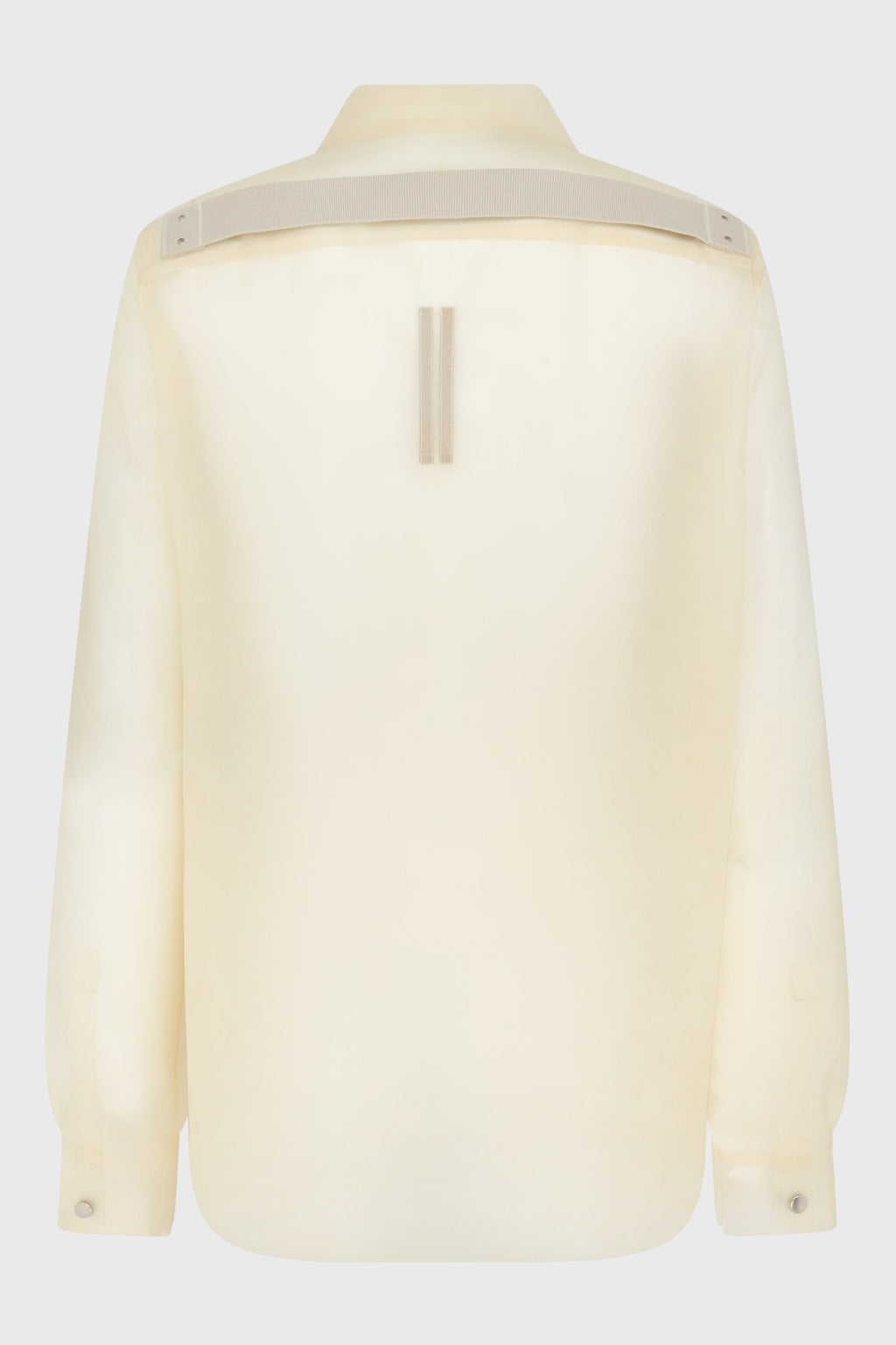 FOGPOCKET OUTERSHIRT TRANSPARENT LEATHER NATURAL