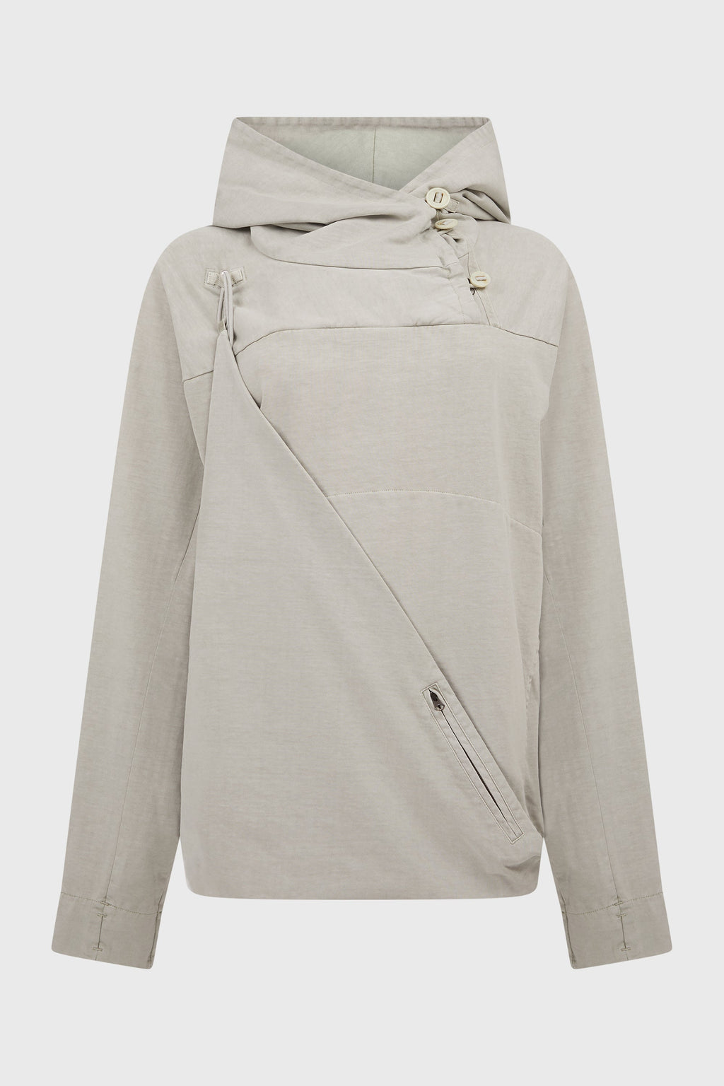 DYED SCARF BAG HOODIE