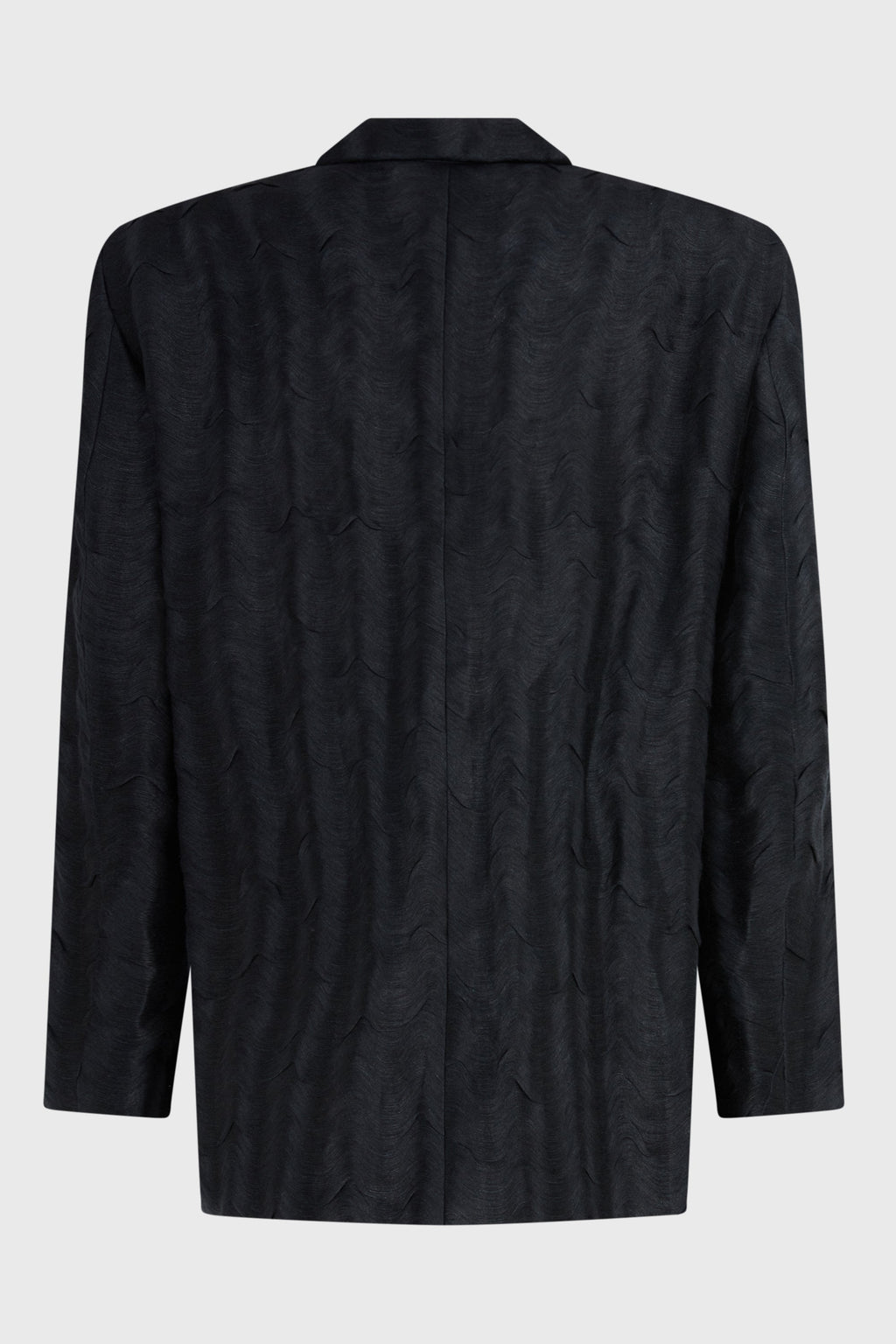 WAVY JACQUARD OVERSIZED JACKET