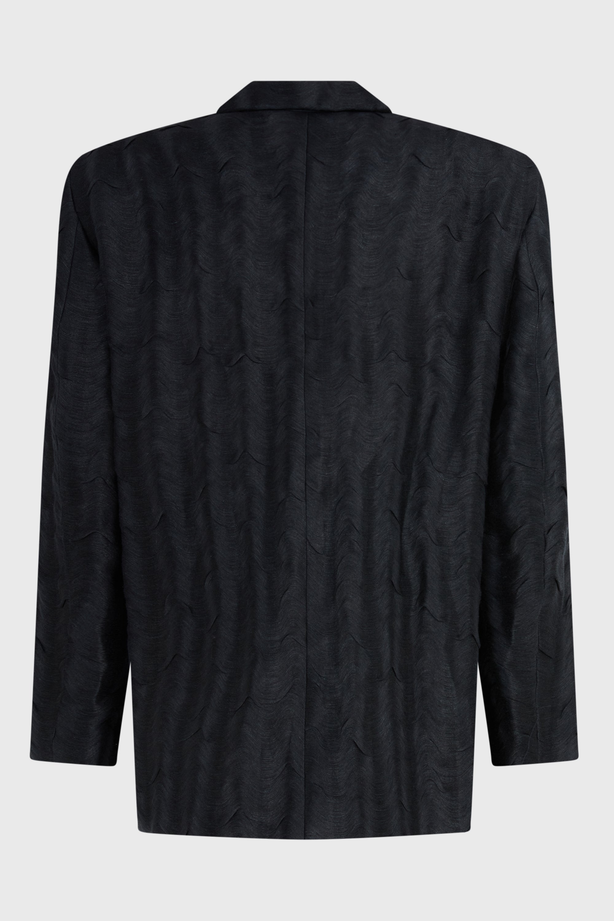 WAVY JACQUARD OVERSIZED JACKET
