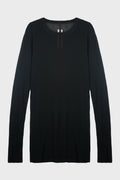 RIB LS T BLACK MNS