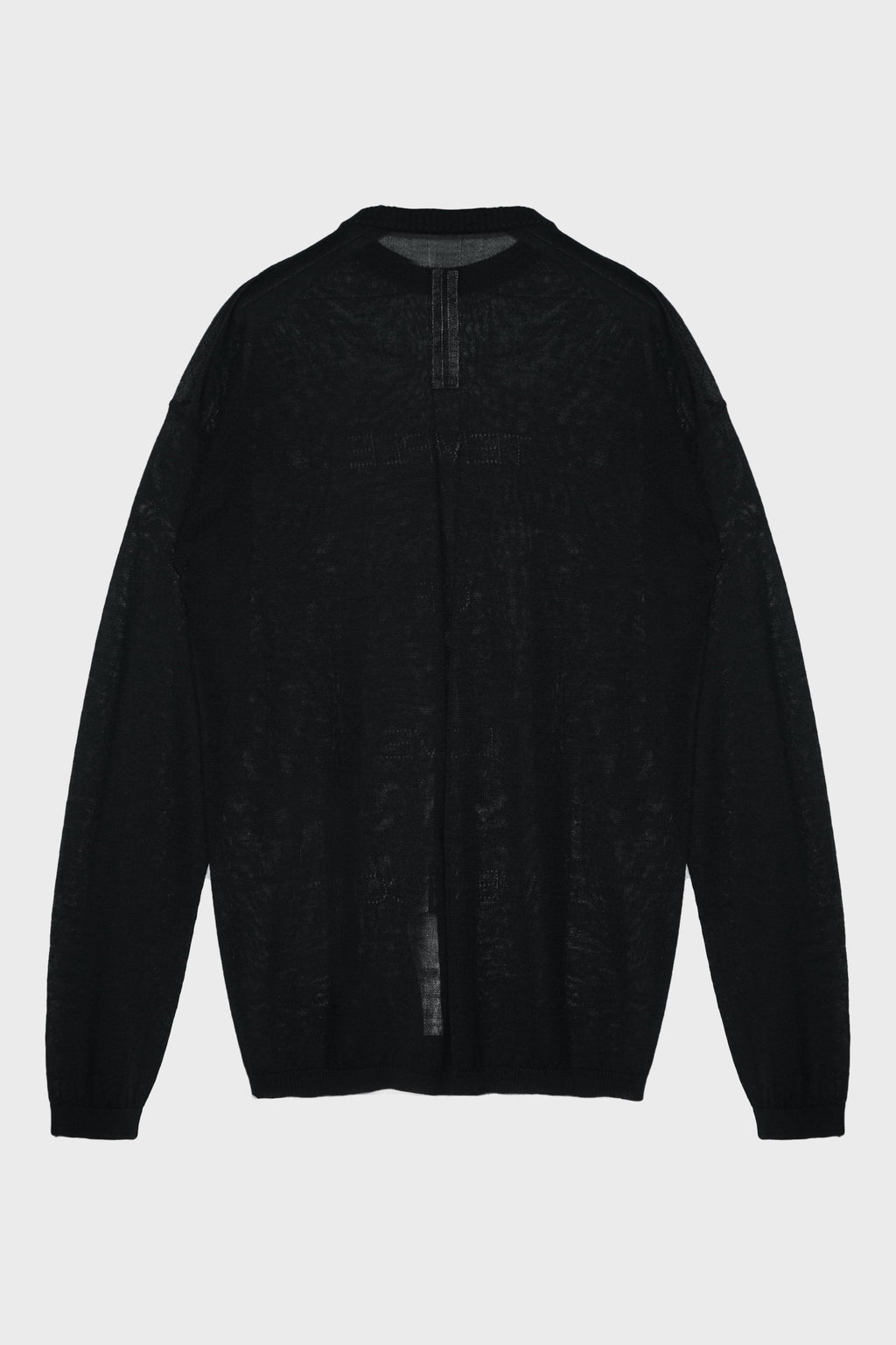 TEMPLE SHEER PULLOVER BLACK