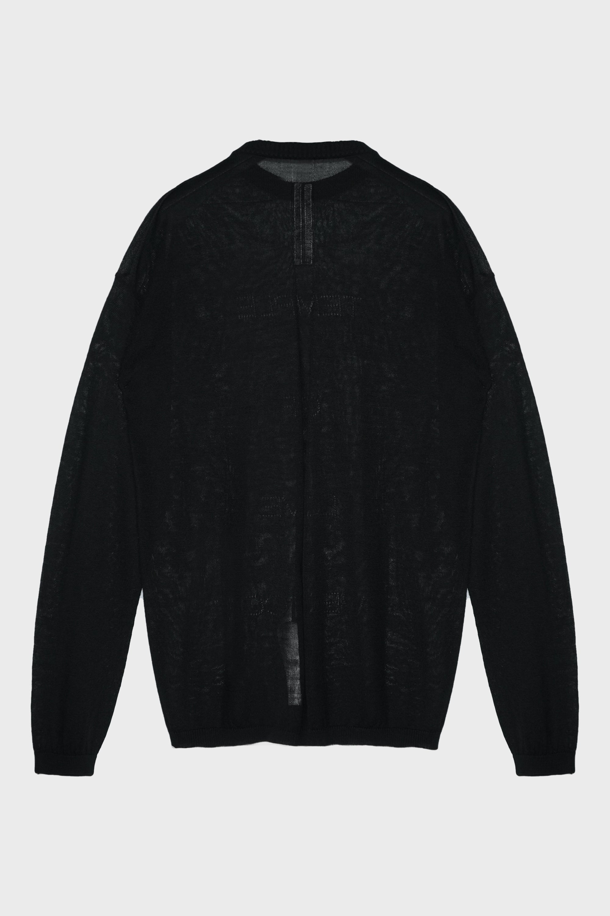 TEMPLE SHEER PULLOVER BLACK