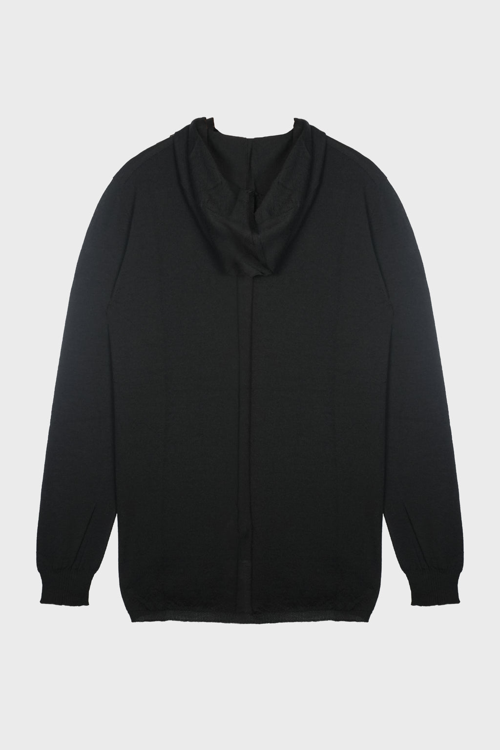 OVERSIZED LS HOODIE BLACK