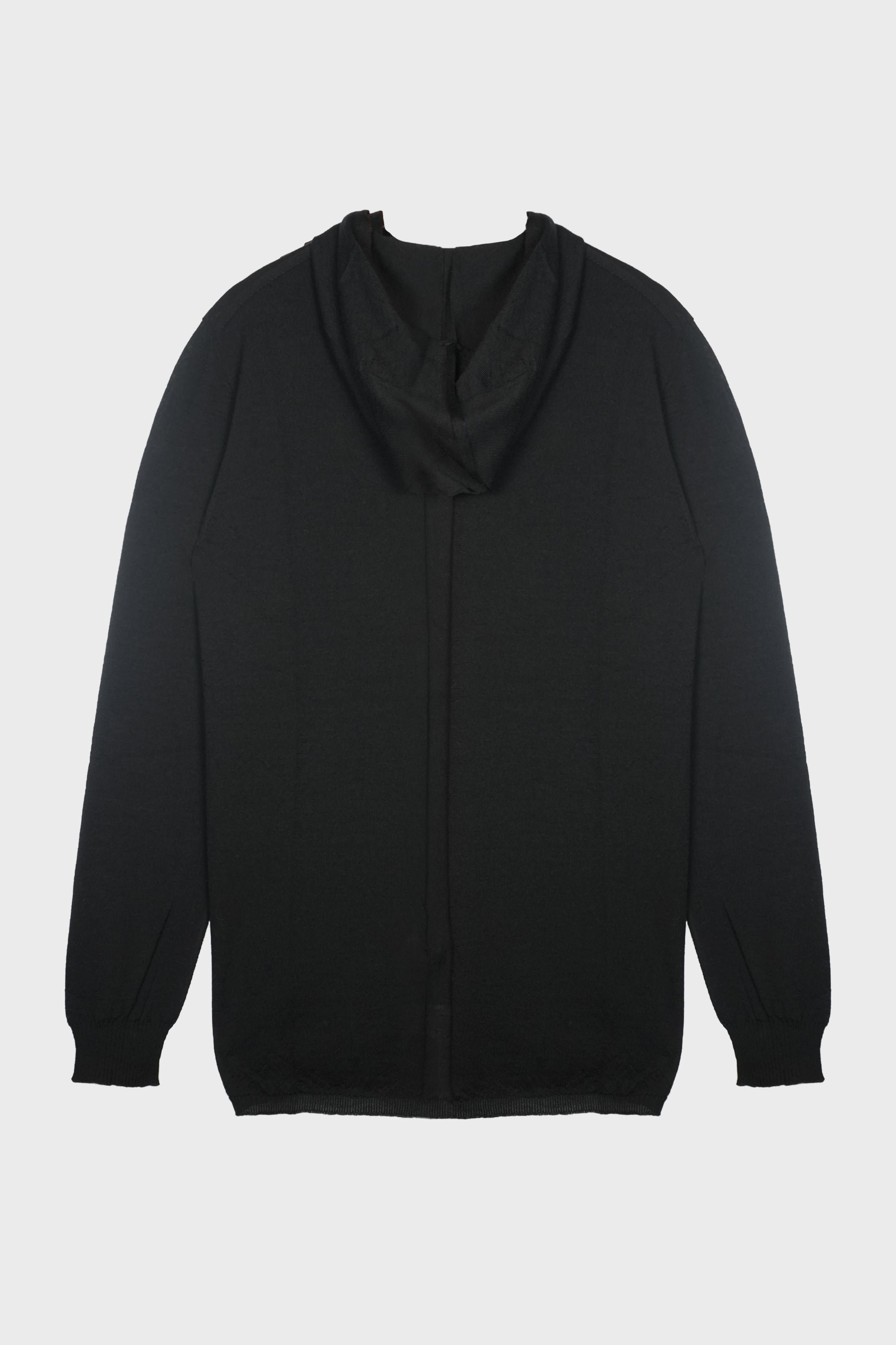 OVERSIZED LS HOODIE BLACK