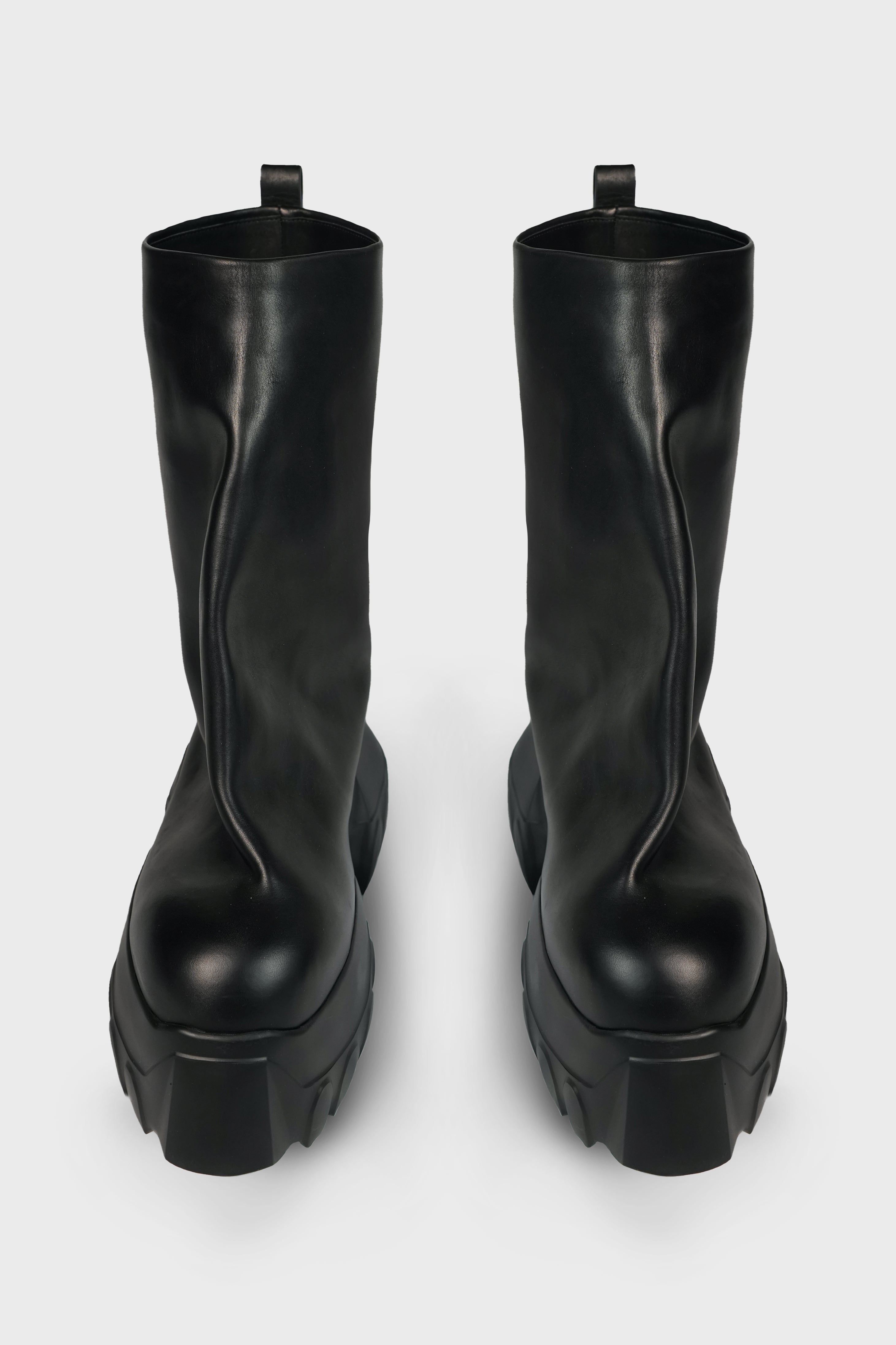 RICK OWENS - FLARED MEGA TRACTOR BLACK – LABSTORE WORLD