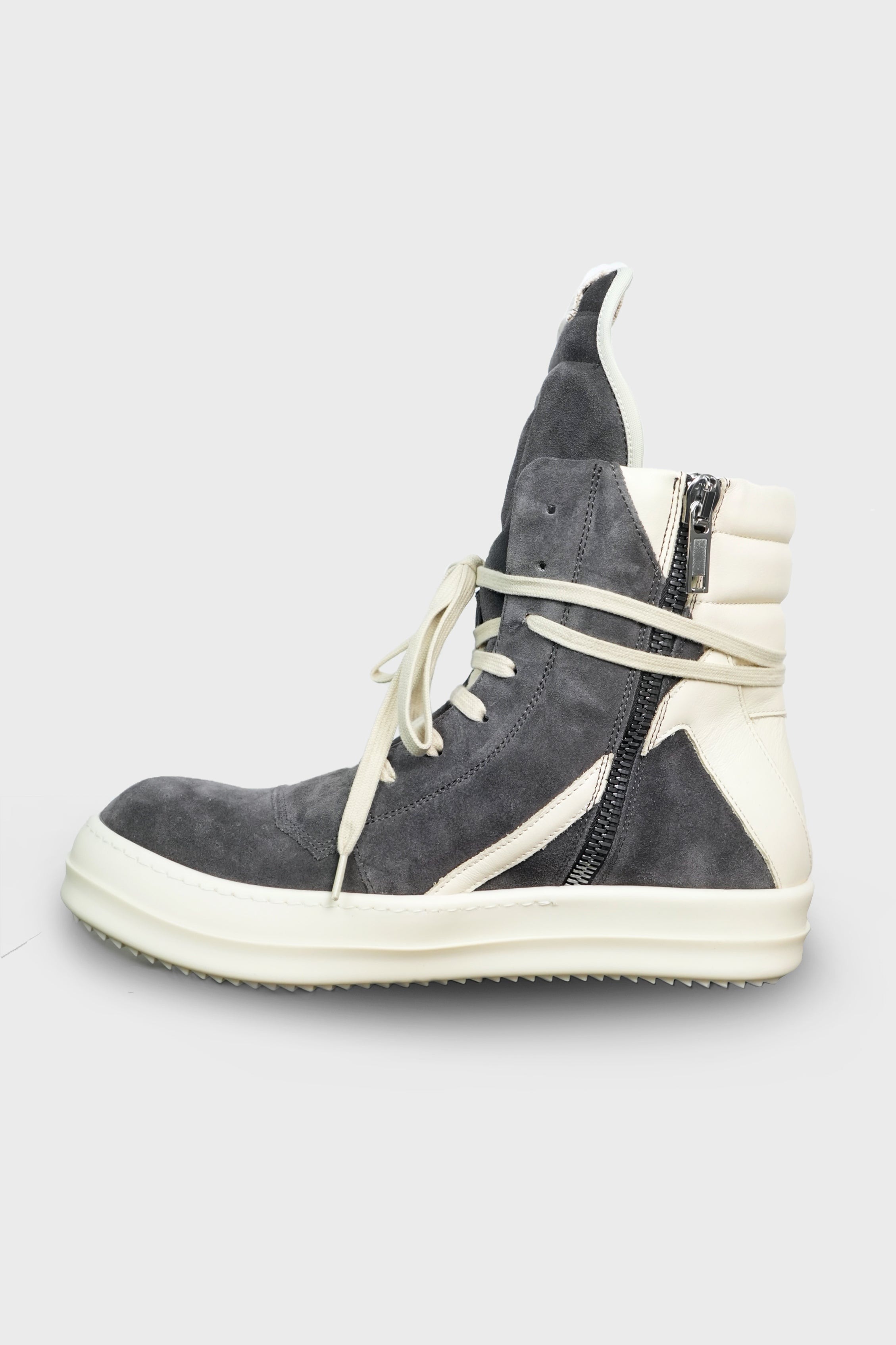 RICK OWENS - GEOBASKET DARK DUST/MILK/MILK – LABSTORE WORLD