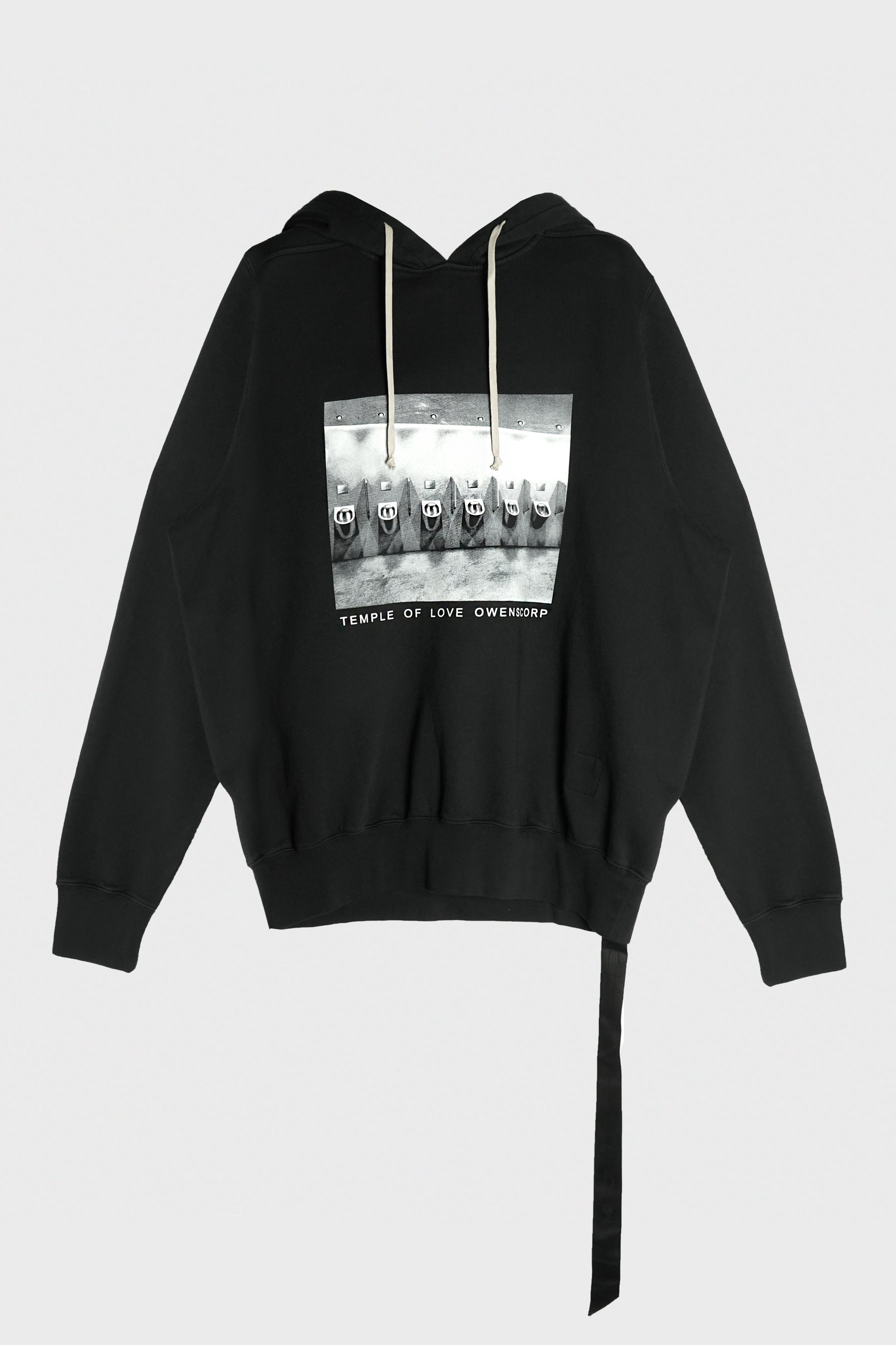 OVERSIZED HOODIE BLACK/MILK/MILK