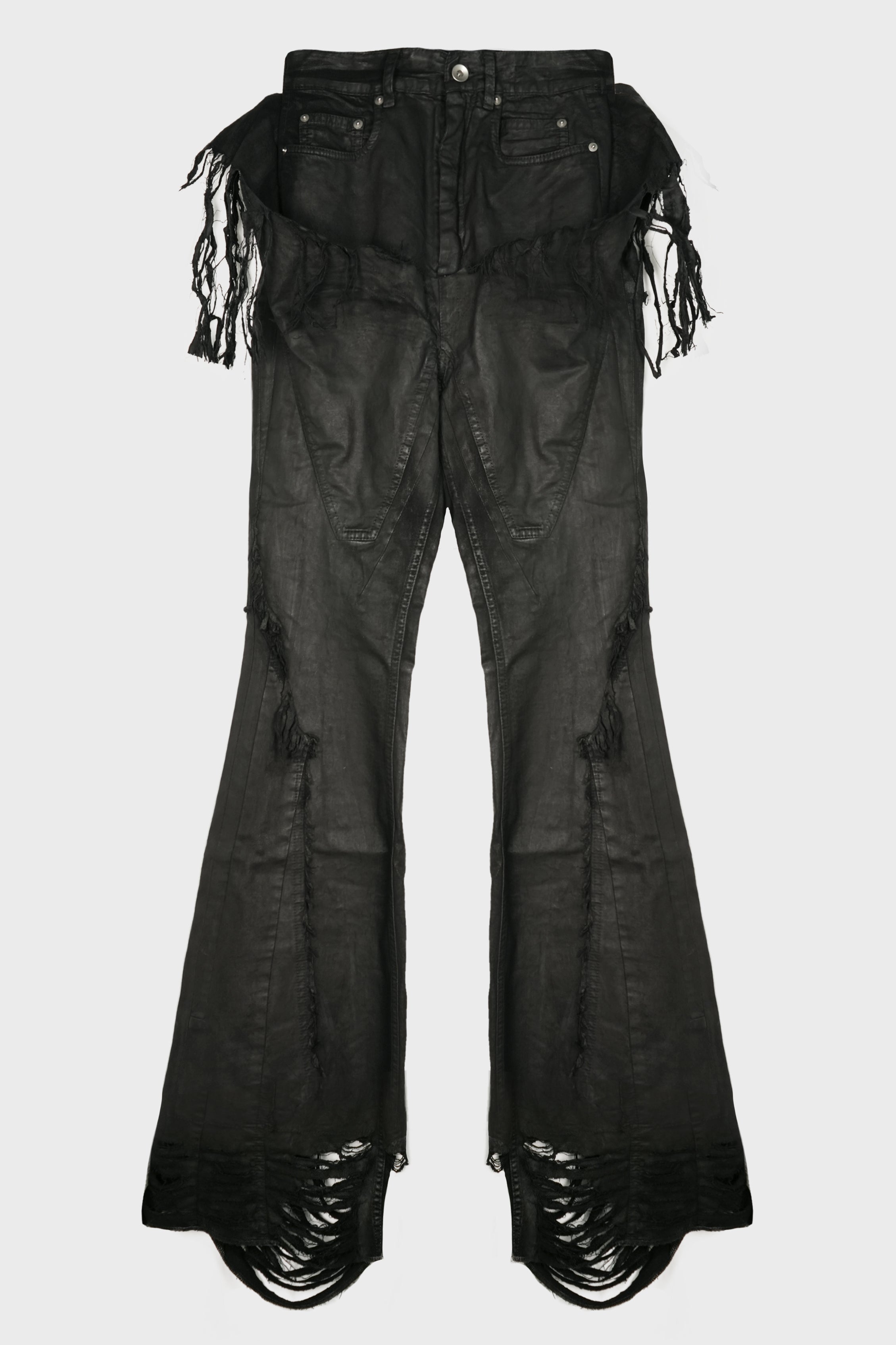 SLIVERED BOOTCUT BLACK M