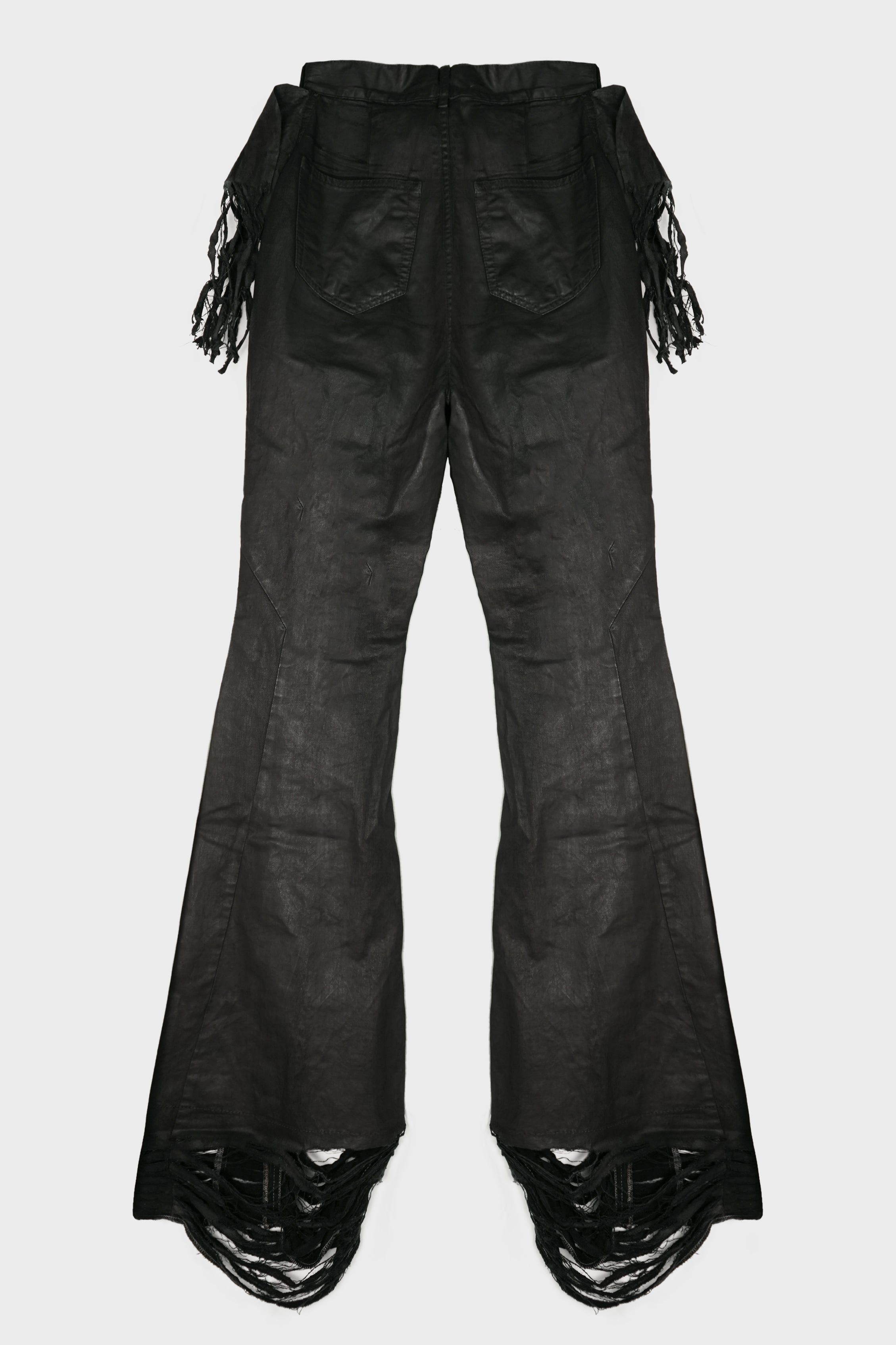 SLIVERED BOOTCUT BLACK M