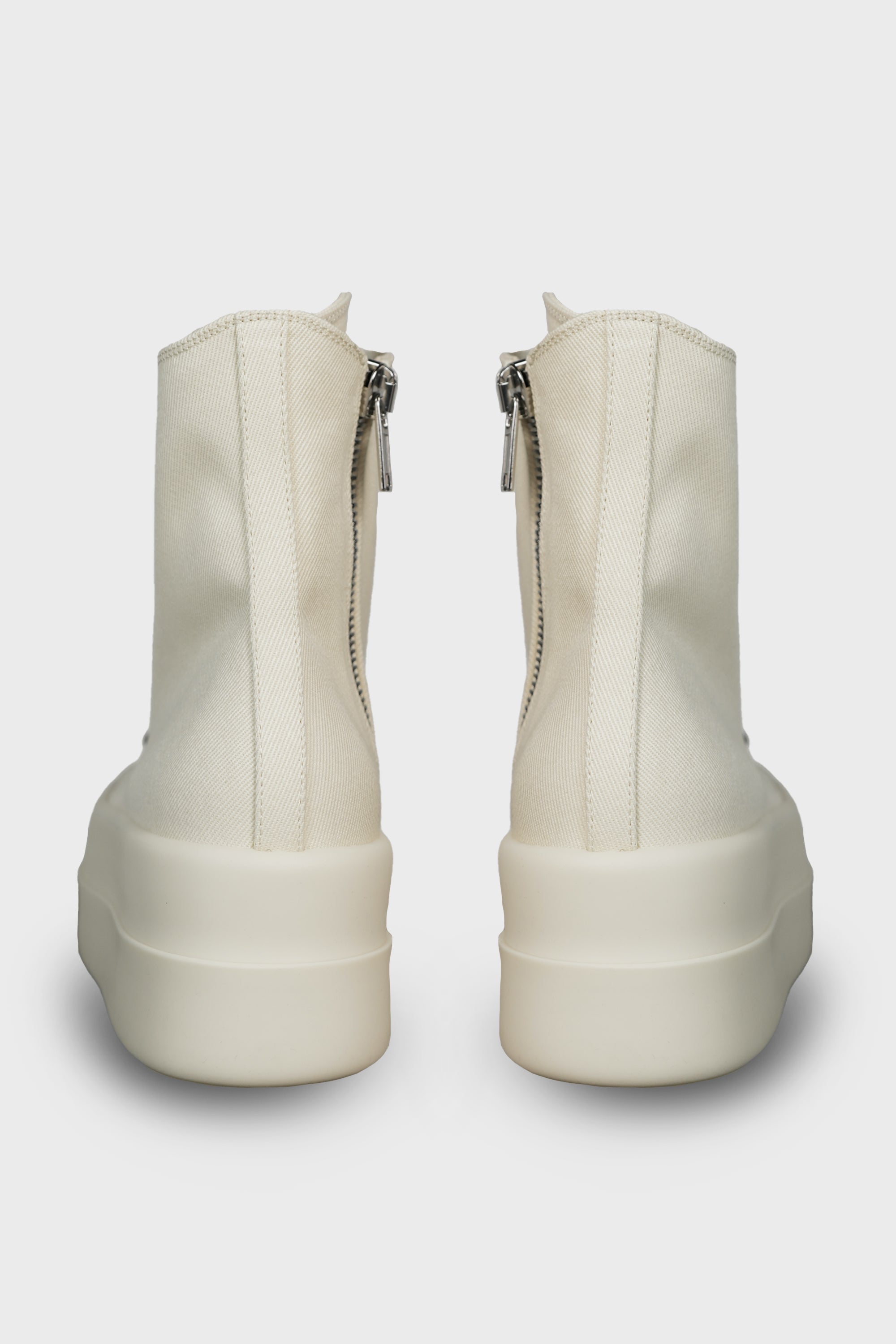 RICK OWENS DRKSHDW - MEGA BUMPER JUMBOLACE SNEAKS MILK/MILK/MILK