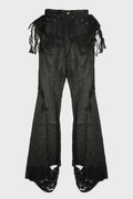 SLIVERED BOOTCUT BLACK W