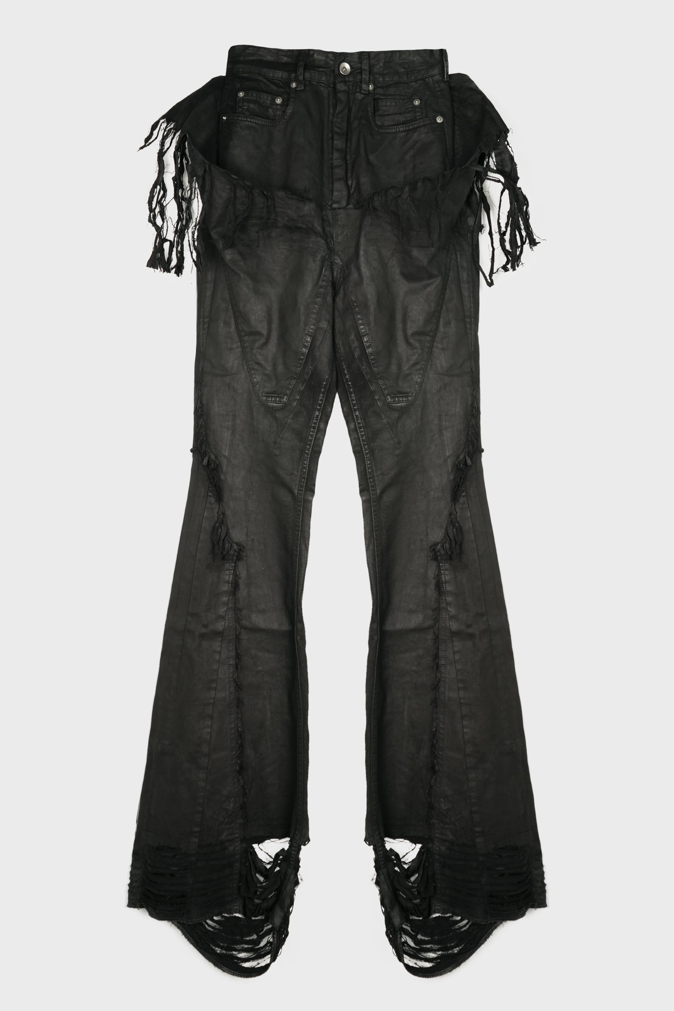 SLIVERED BOOTCUT BLACK W